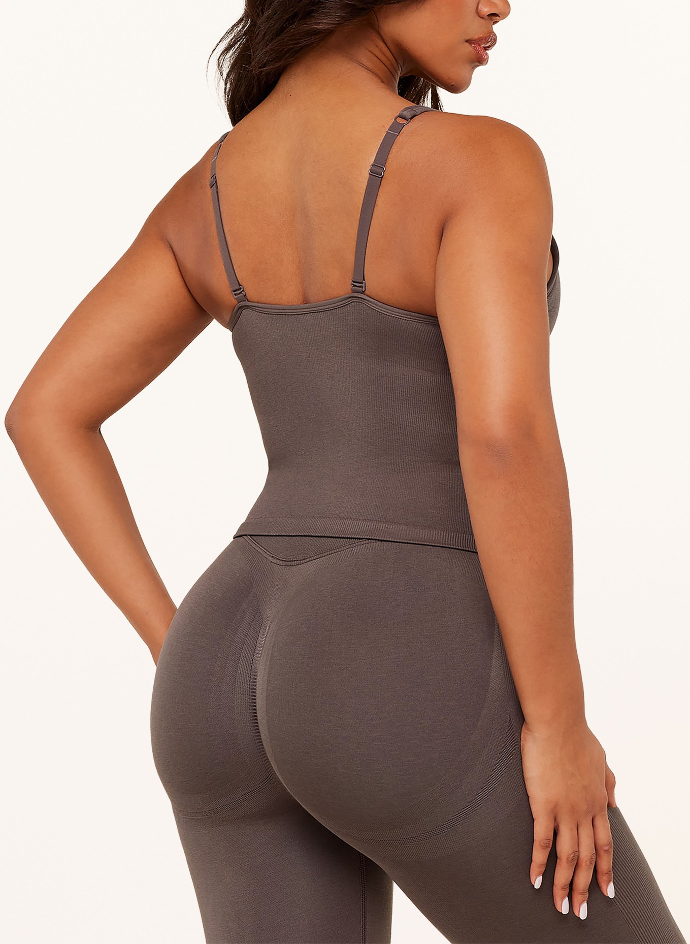 GYMSHARK Sport-BH LIFT SEAMLESS: TAUPE