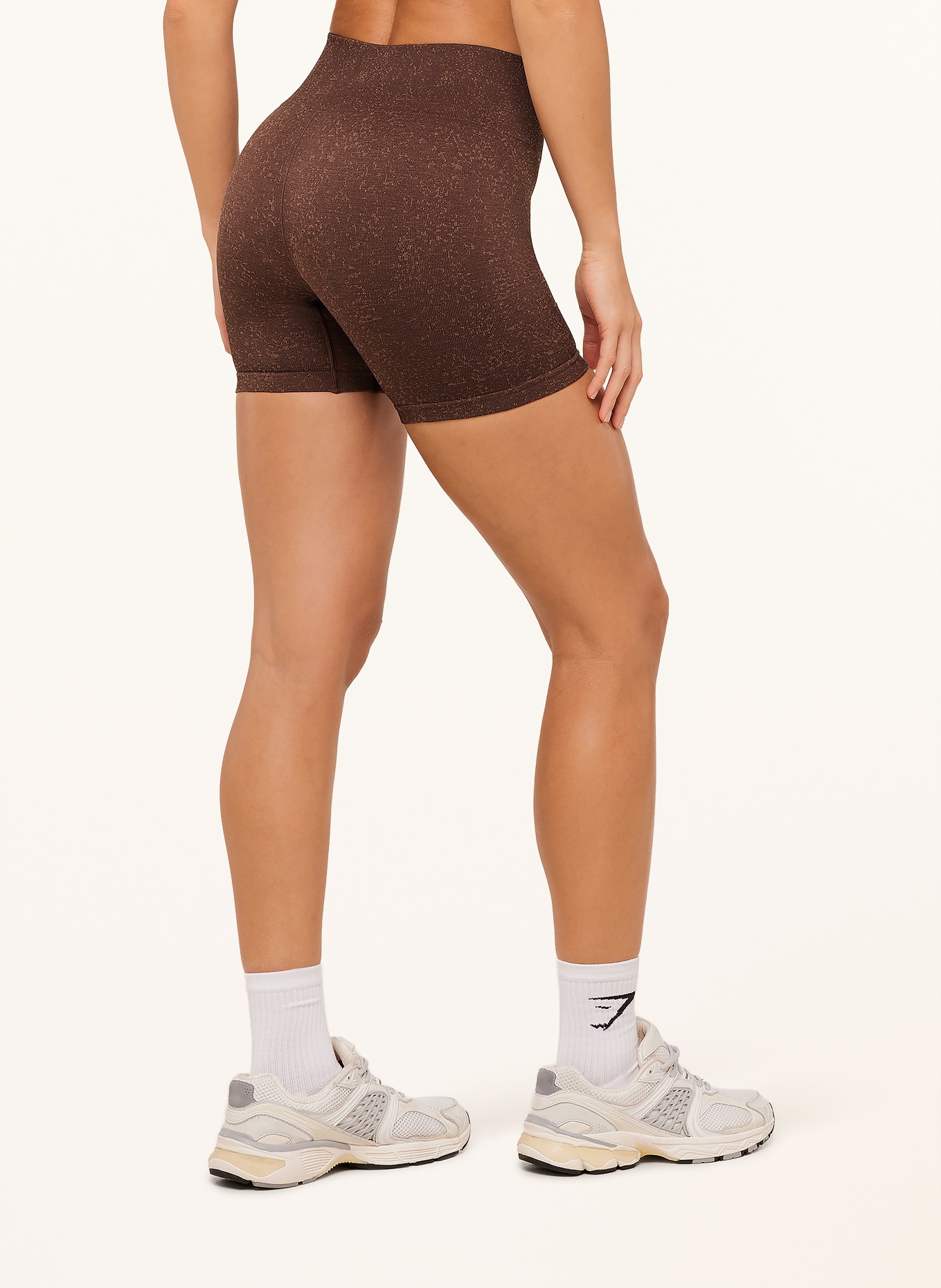 GYMSHARK Tights ADAPT FLECK SEAMLESS: DUNKELBRAUN