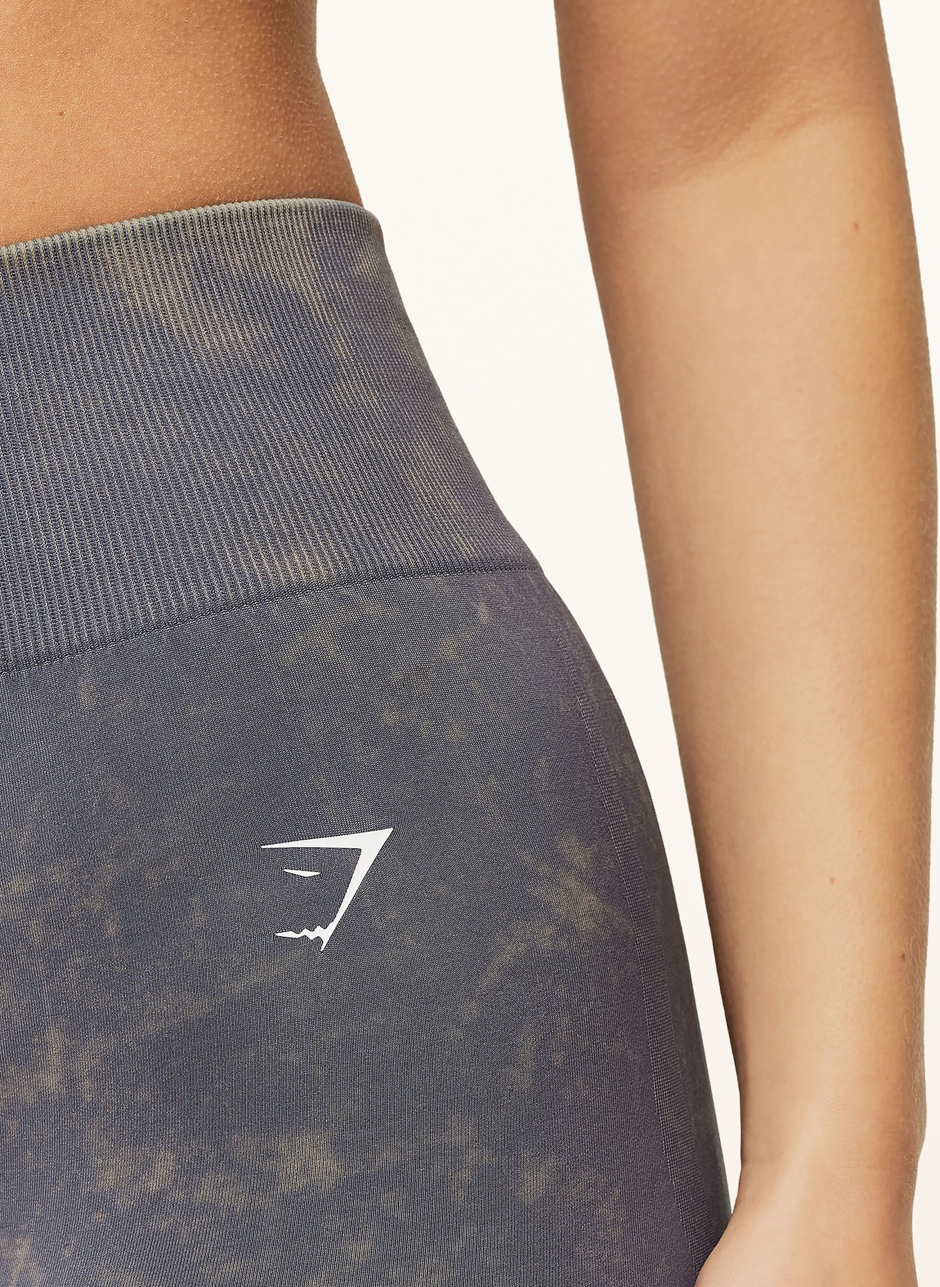 GYMSHARK Tights EVERYDAY SEAMLESS: DUNKELGRAU / HELLBRAUN