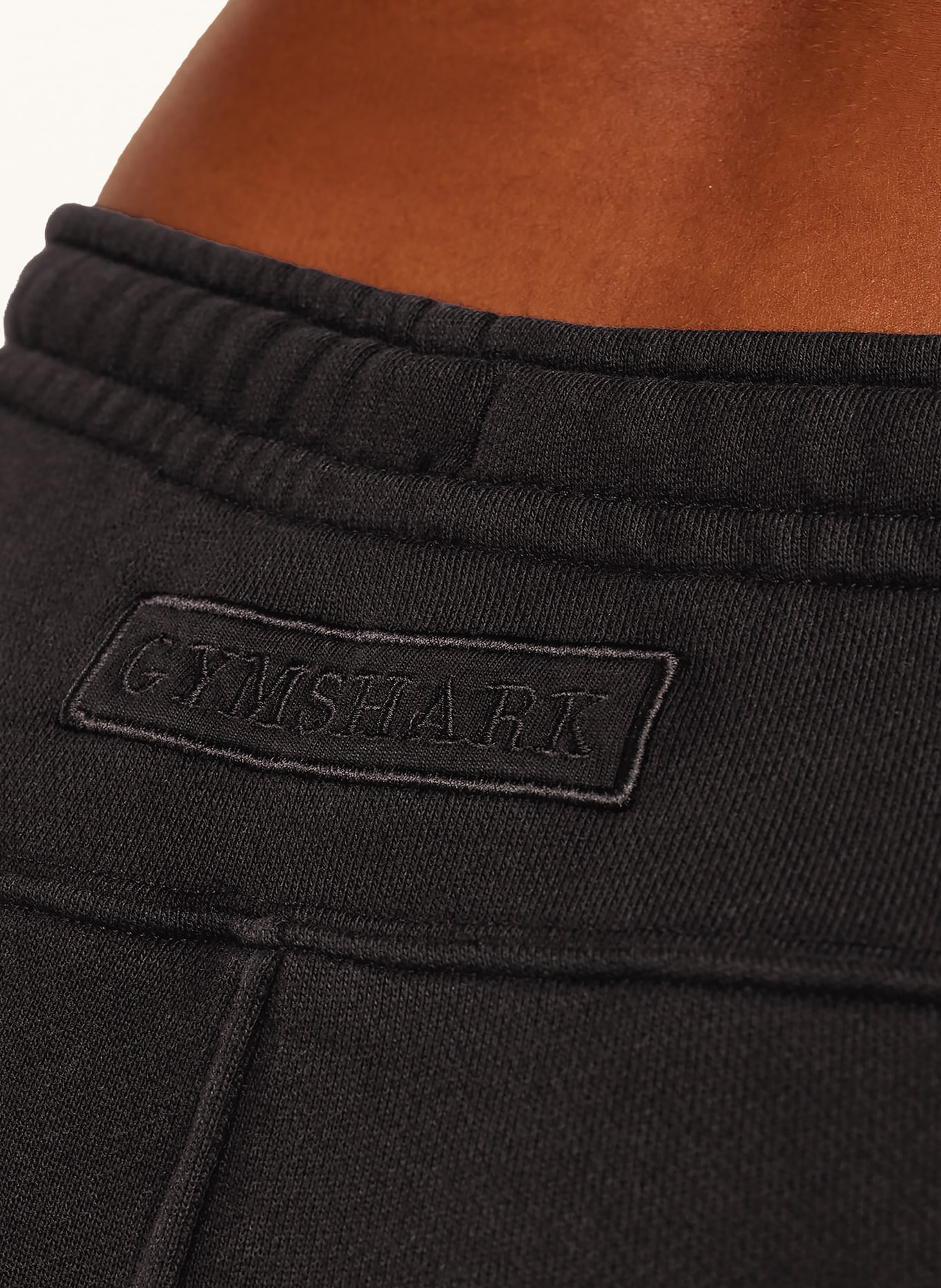 GYMSHARK Sweatpants PUMP: SCHWARZ