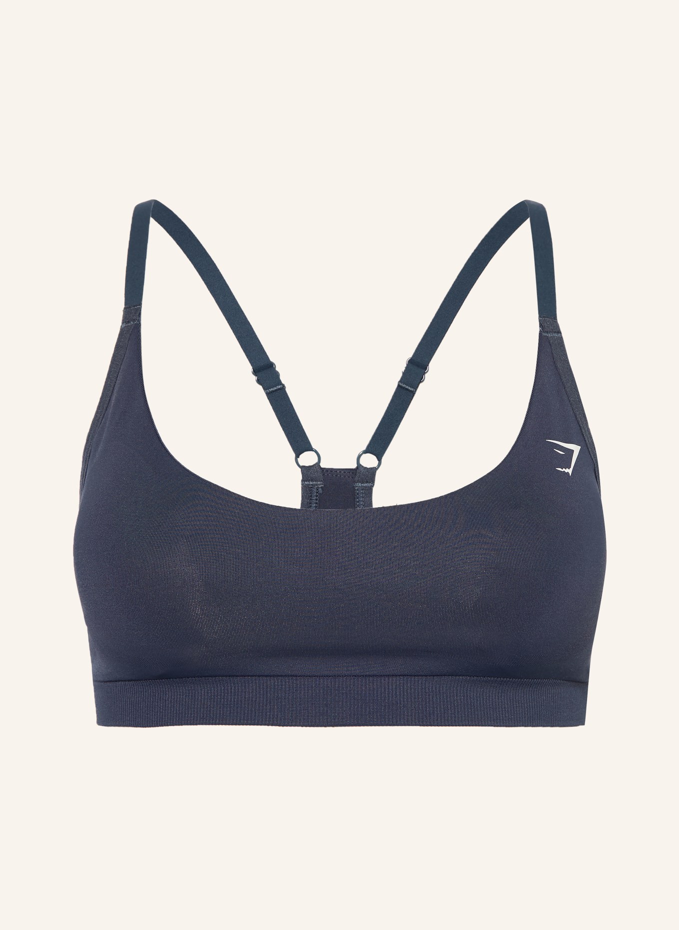 GYMSHARK Sport-BH LIGHT SUPPORT: BLAUGRAU