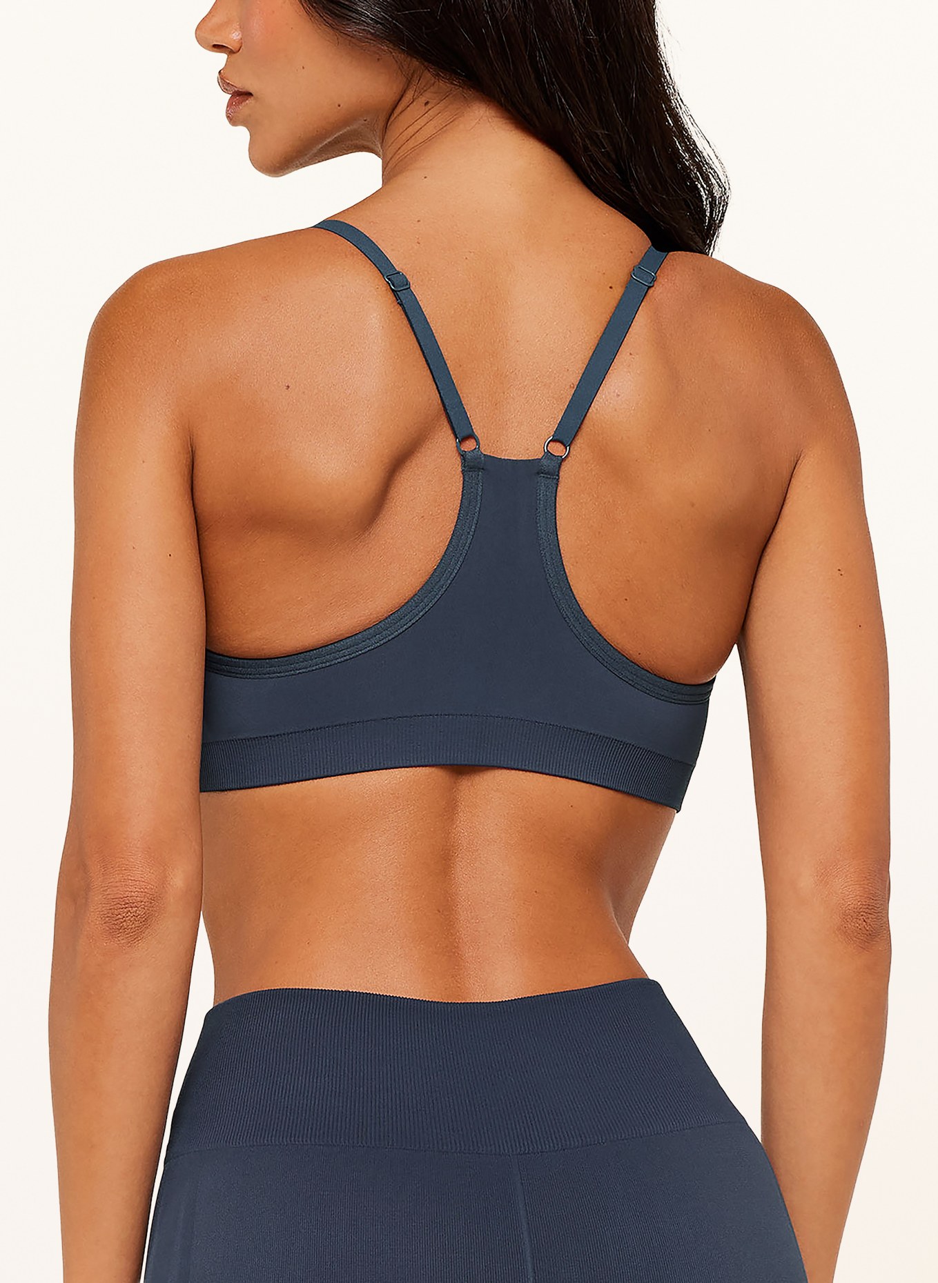 GYMSHARK Sport-BH LIGHT SUPPORT: BLAUGRAU