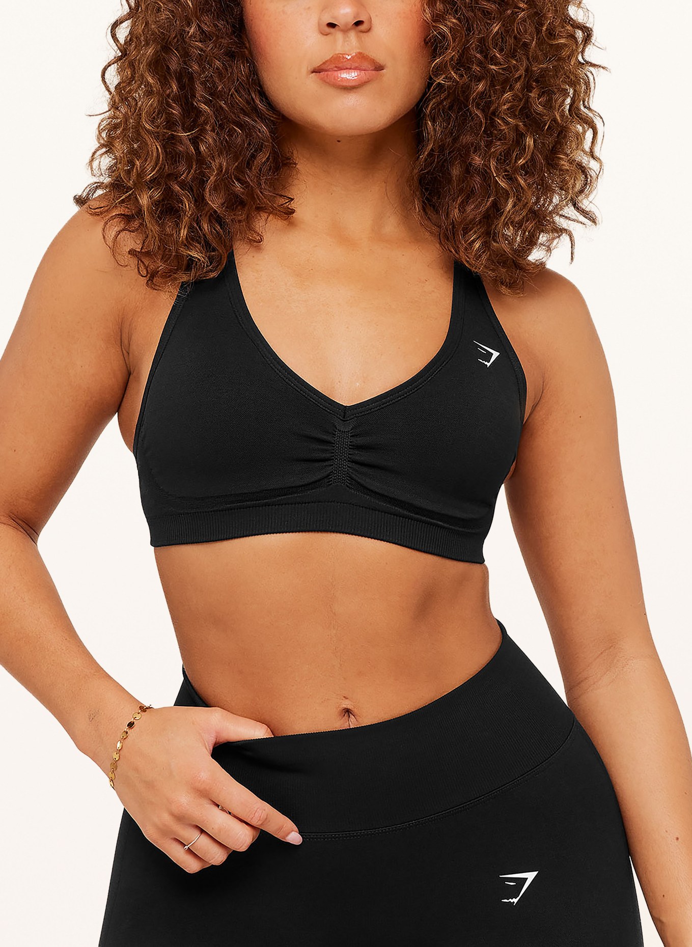 GYMSHARK Sport-BH LIFT SEAMLESS: SCHWARZ