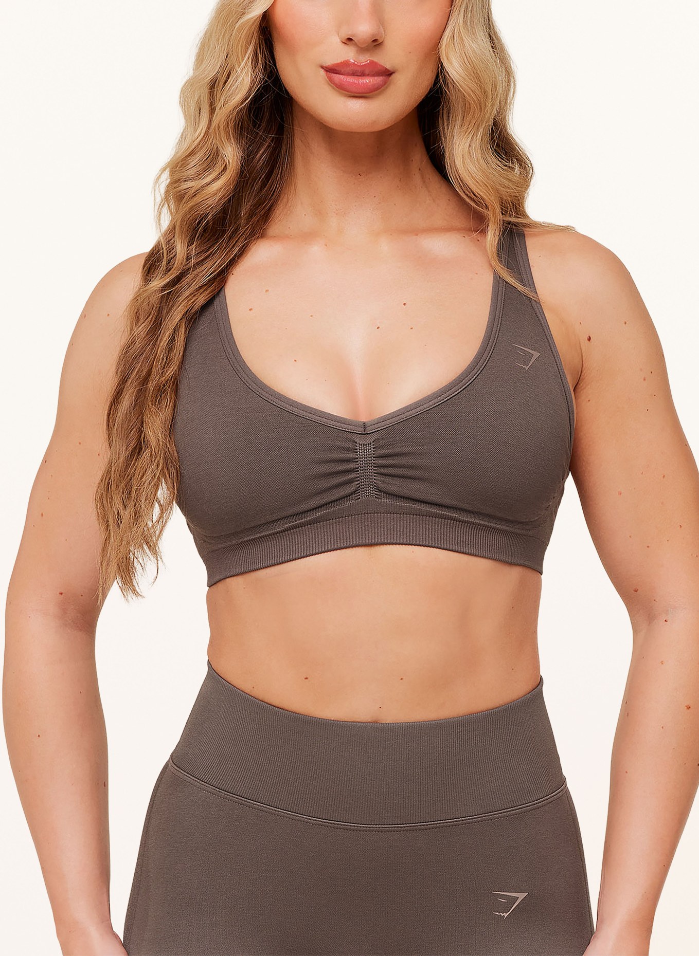GYMSHARK Sport-BH LIFT SEAMLESS: TAUPE