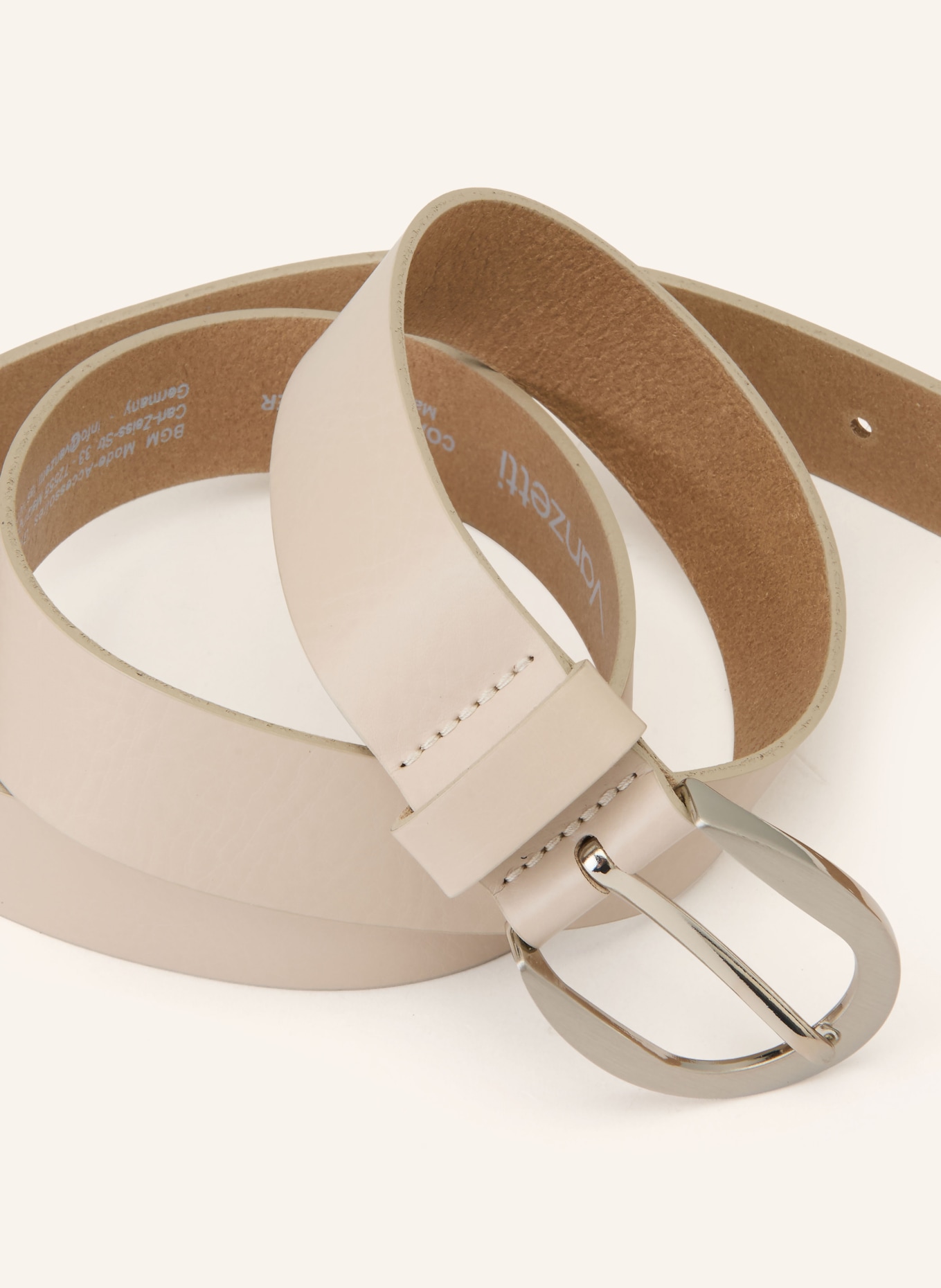 Vanzetti Ledergürtel: BEIGE