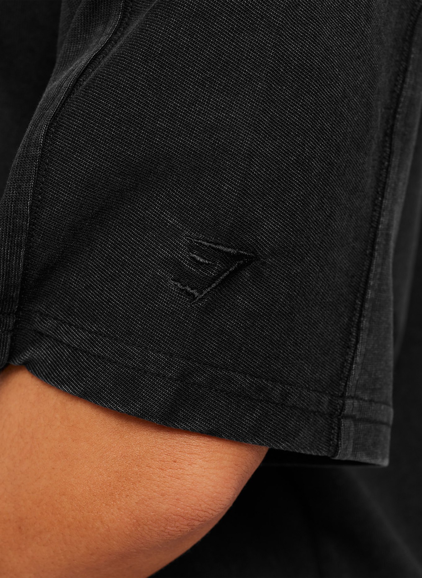 GYMSHARK Oversized-Shirt PUMP COVER: SCHWARZ