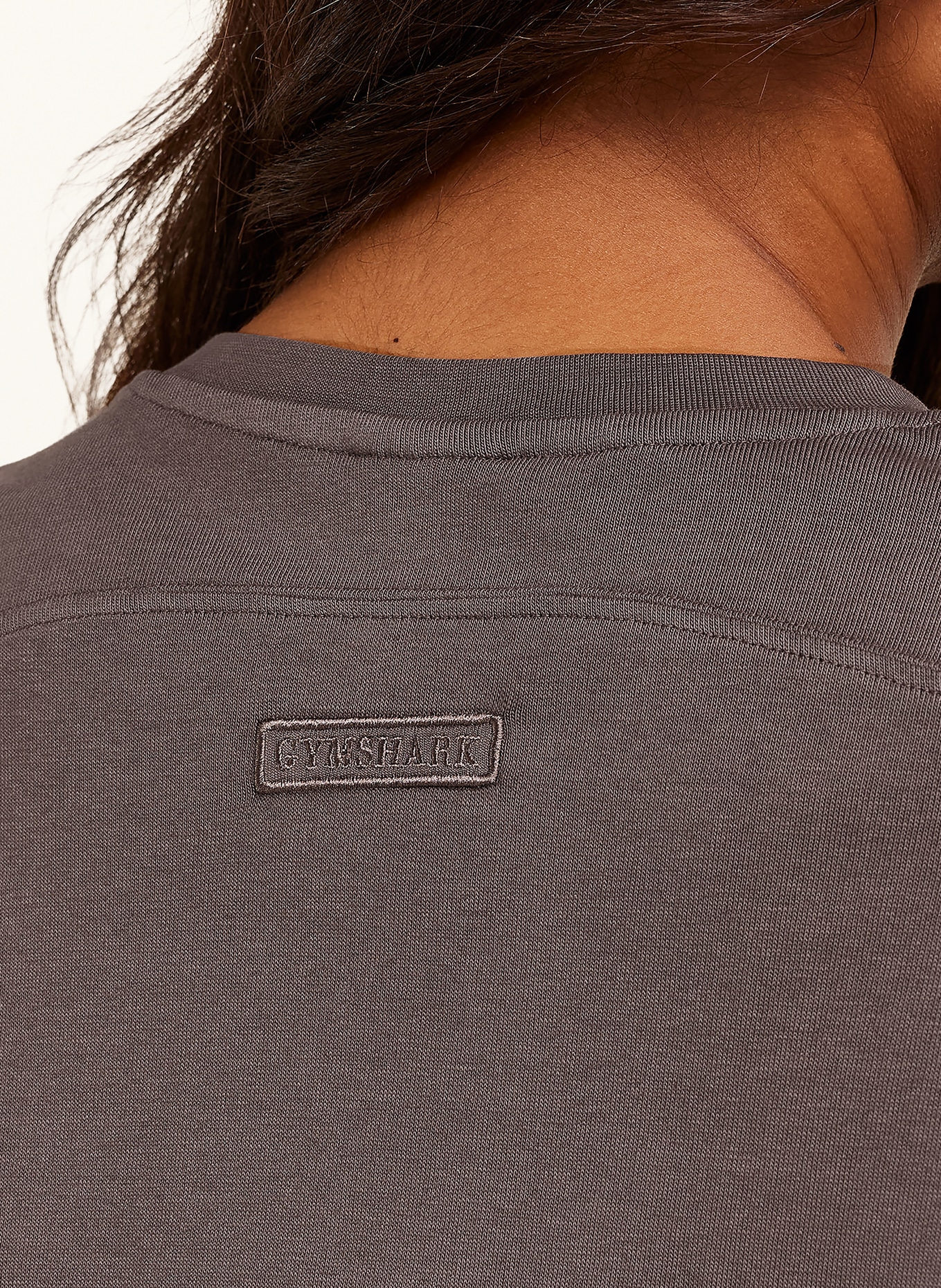 GYMSHARK Oversized-Shirt PUMP COVER: DUNKELBRAUN