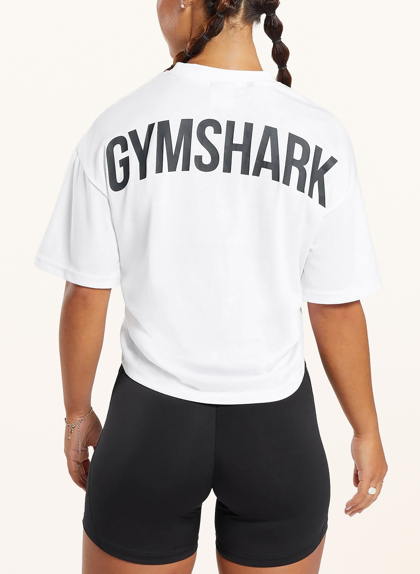 GYMSHARK T-Shirt POWER ORIGINALS: WEISS