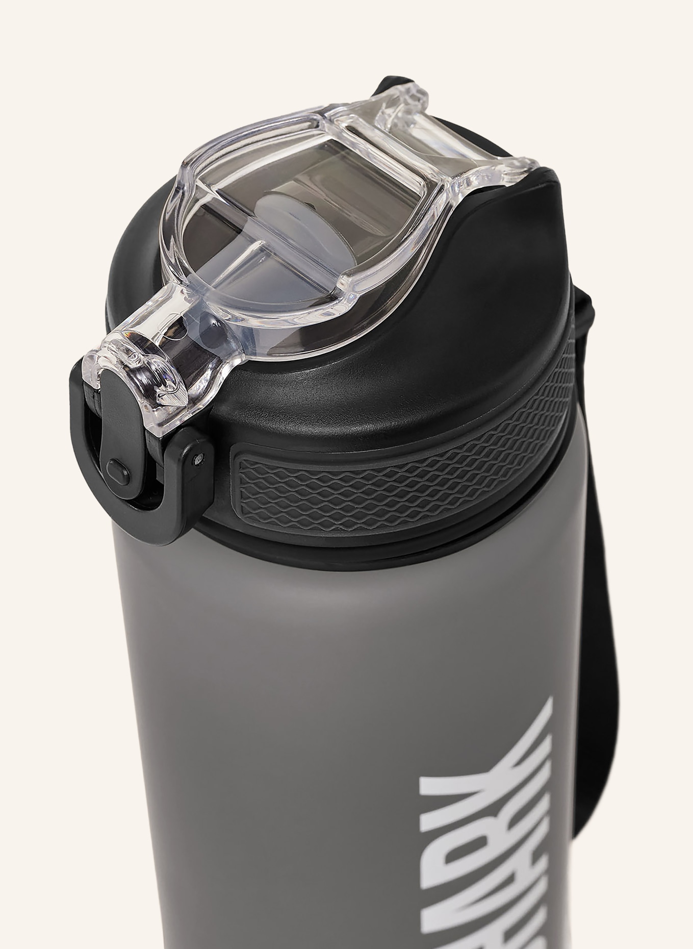 GYMSHARK Trinkflasche: SCHWARZ