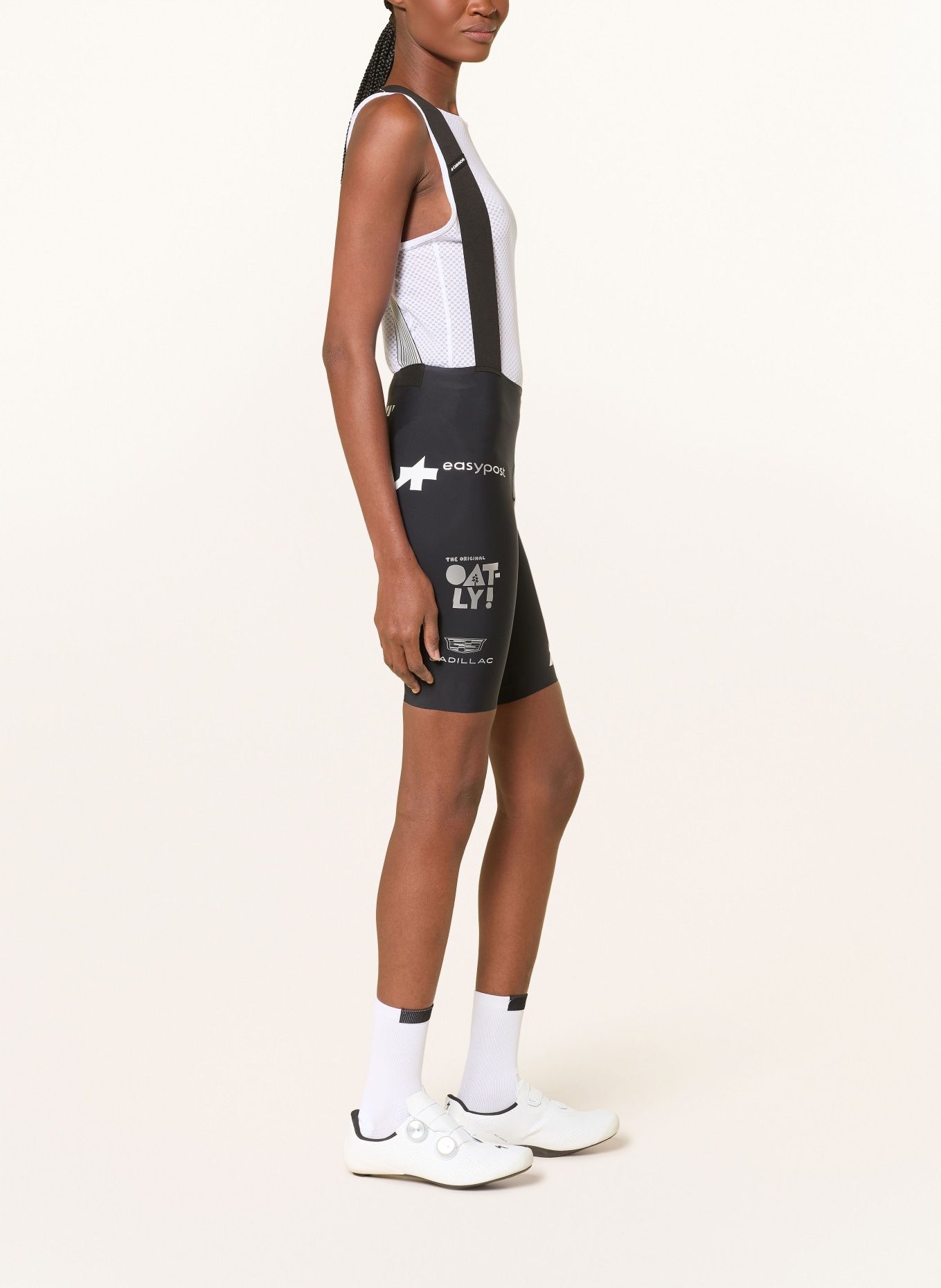 ASSOS Radhose EQUIPE S11 EF 2026 mit Trägern und gepolstertem Einsatz: SCHWARZ