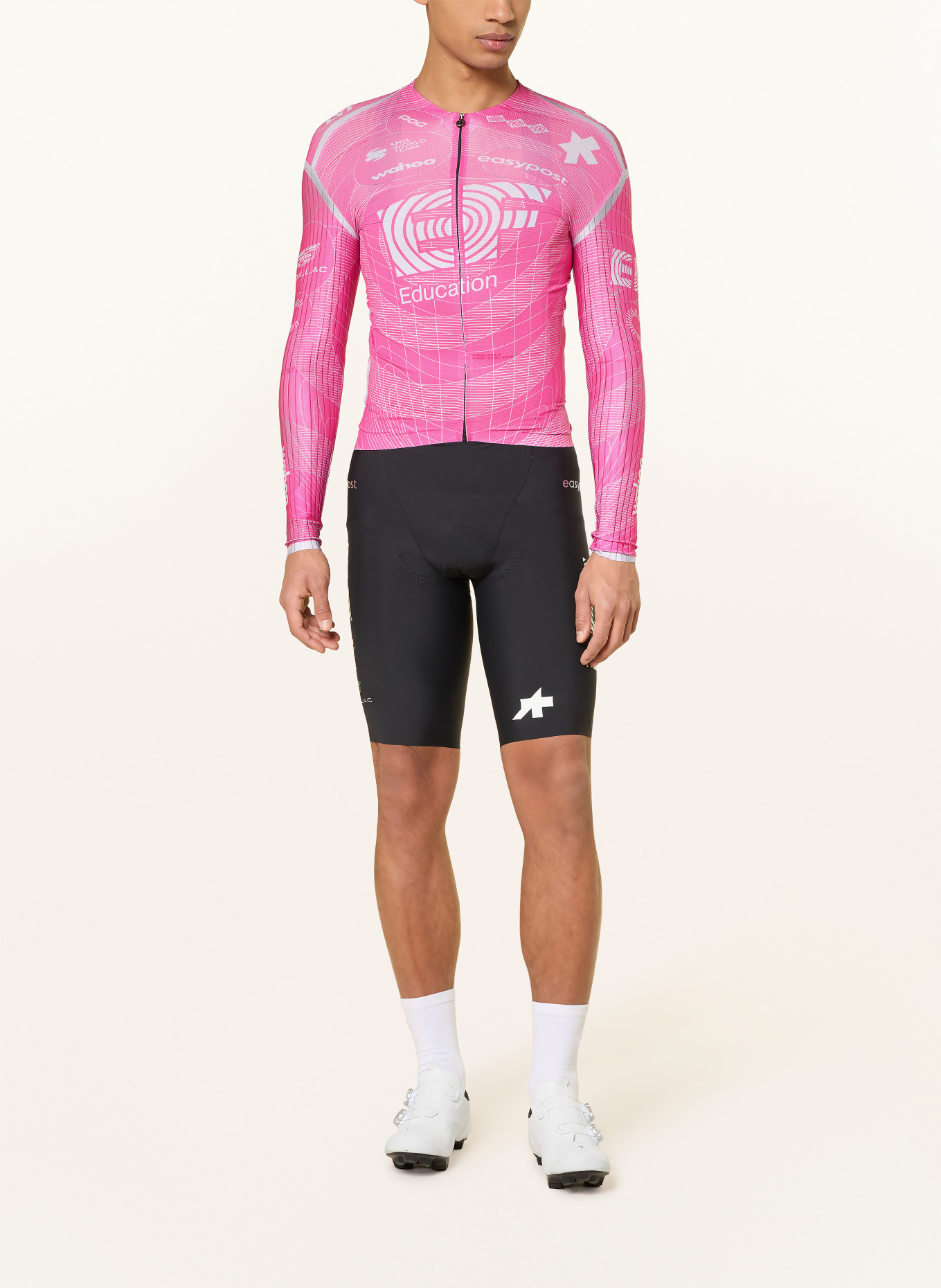 ASSOS Koszulka rowerowa MILLE GT JERSEY S11 EVO: MOCNORÓŻOWY / BIAŁY