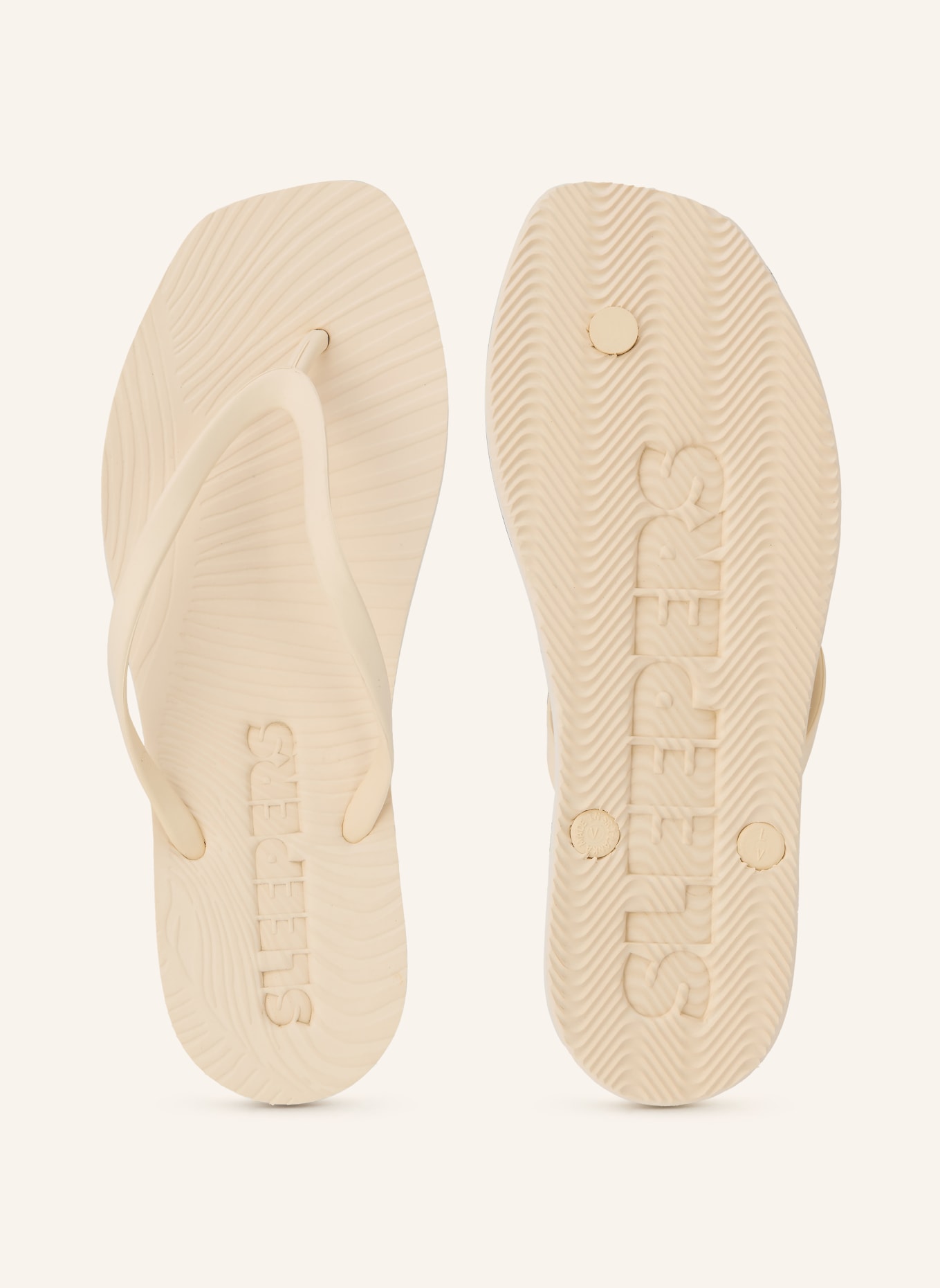 SLEEPERS Zehentrenner: BEIGE