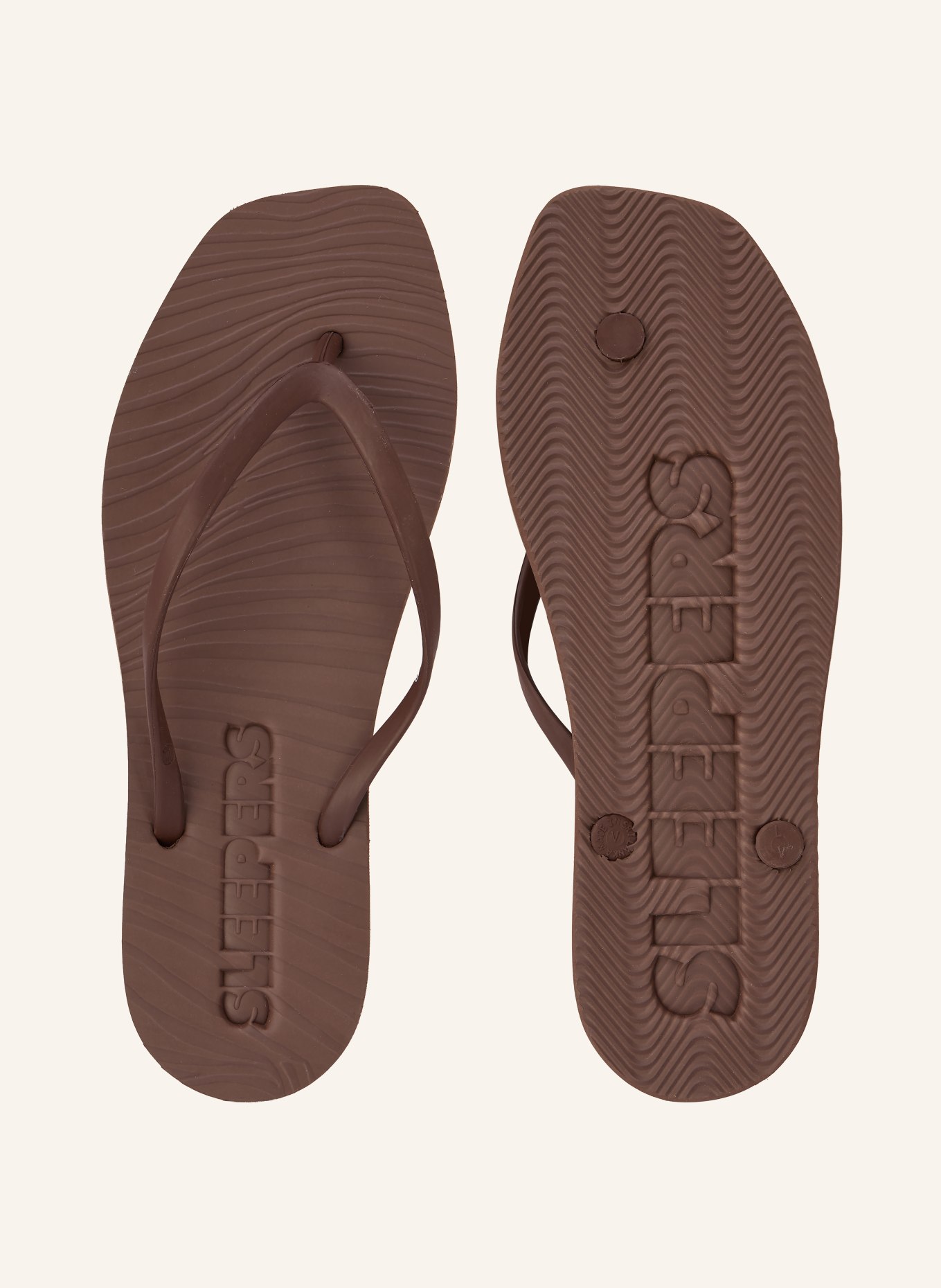 SLEEPERS toe separator: DARK BROWN