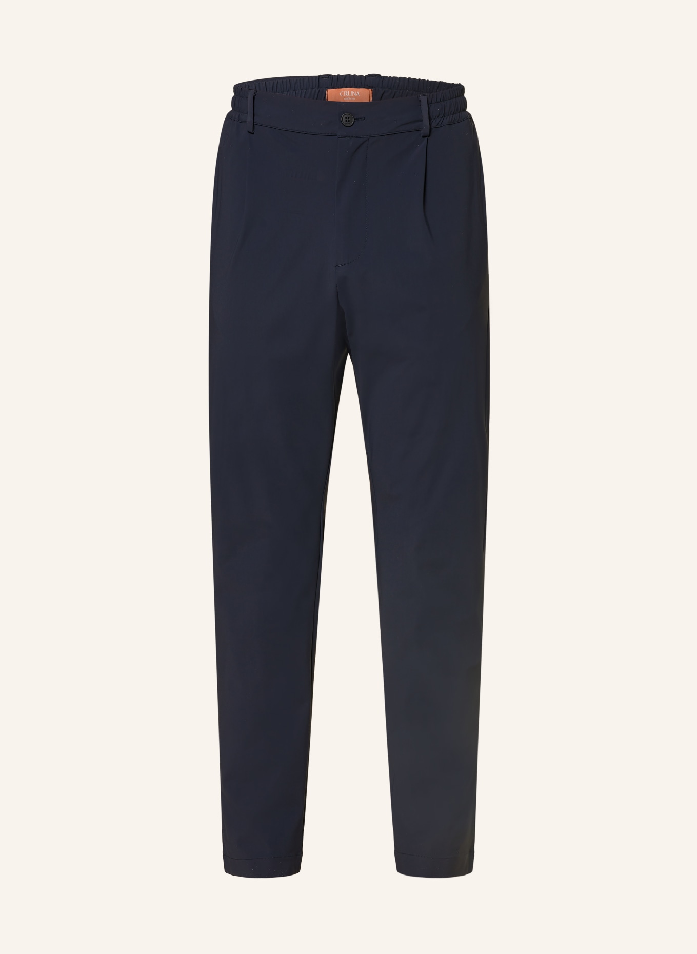 CRUNA Chino MITTE Tapered Fit: DUNKELBLAU