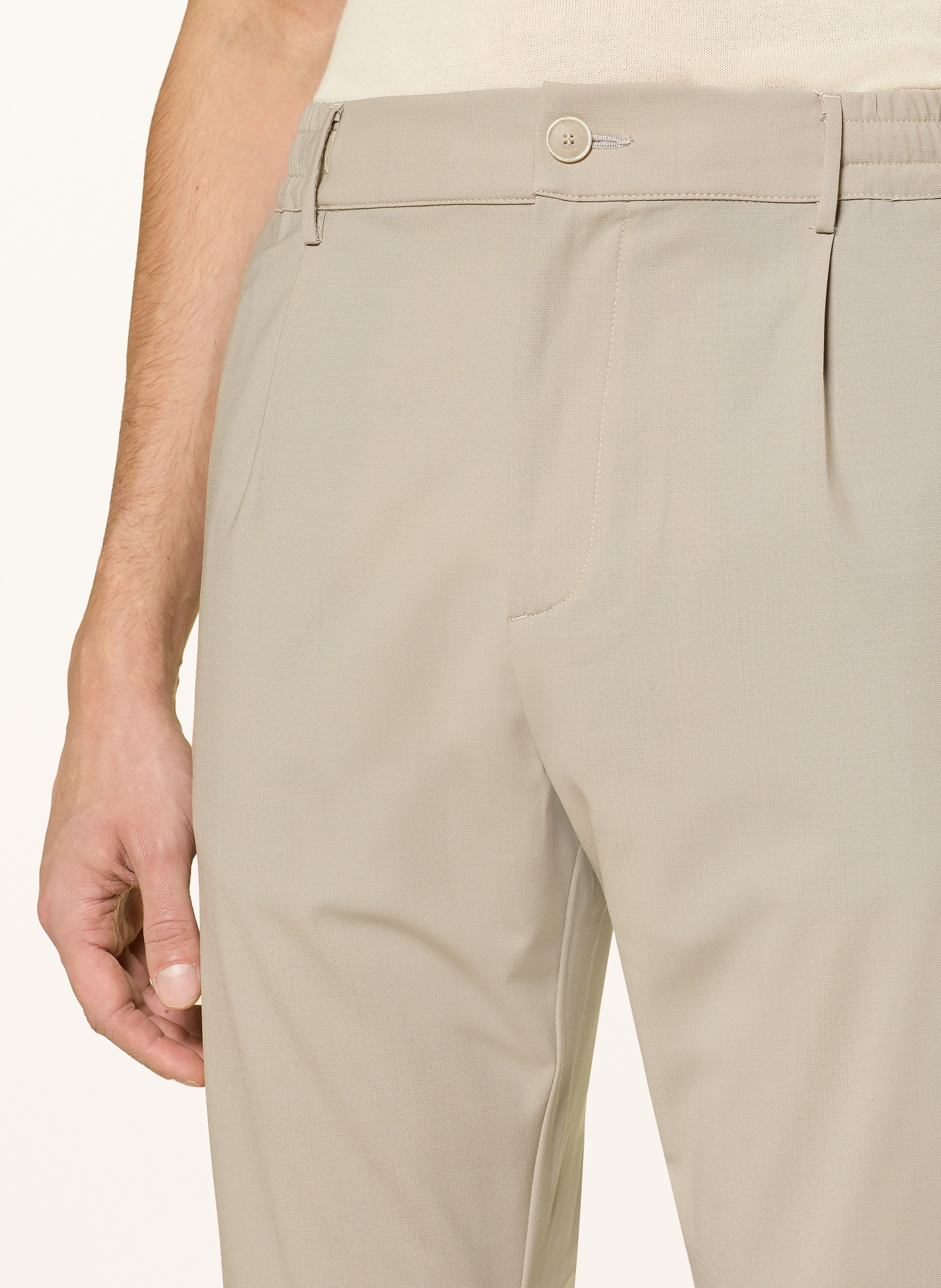 CRUNA Chino Extra Slim Fit: JASNOBRĄZOWY