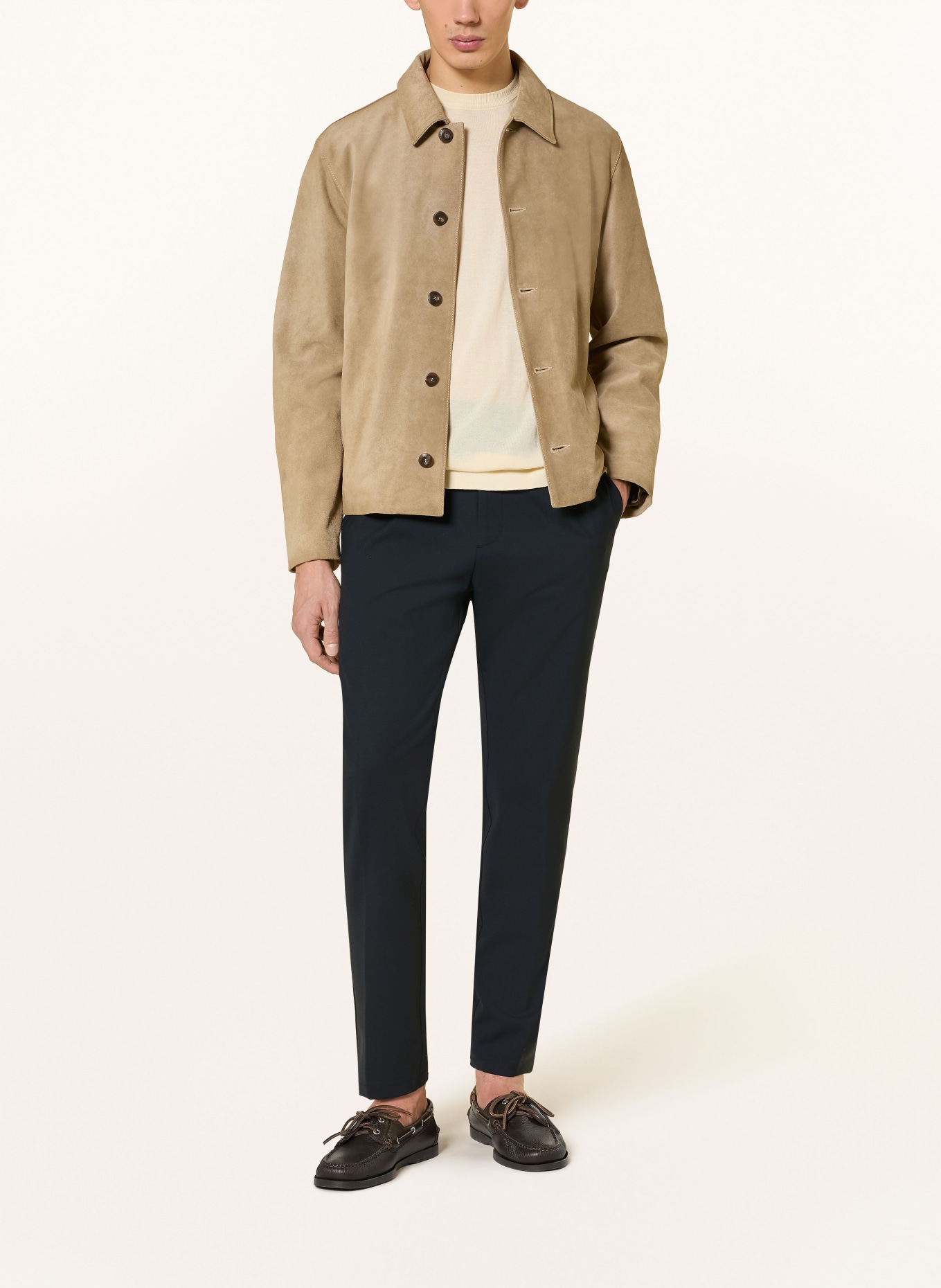 CRUNA Chino Extra Slim Fit: CZARNY