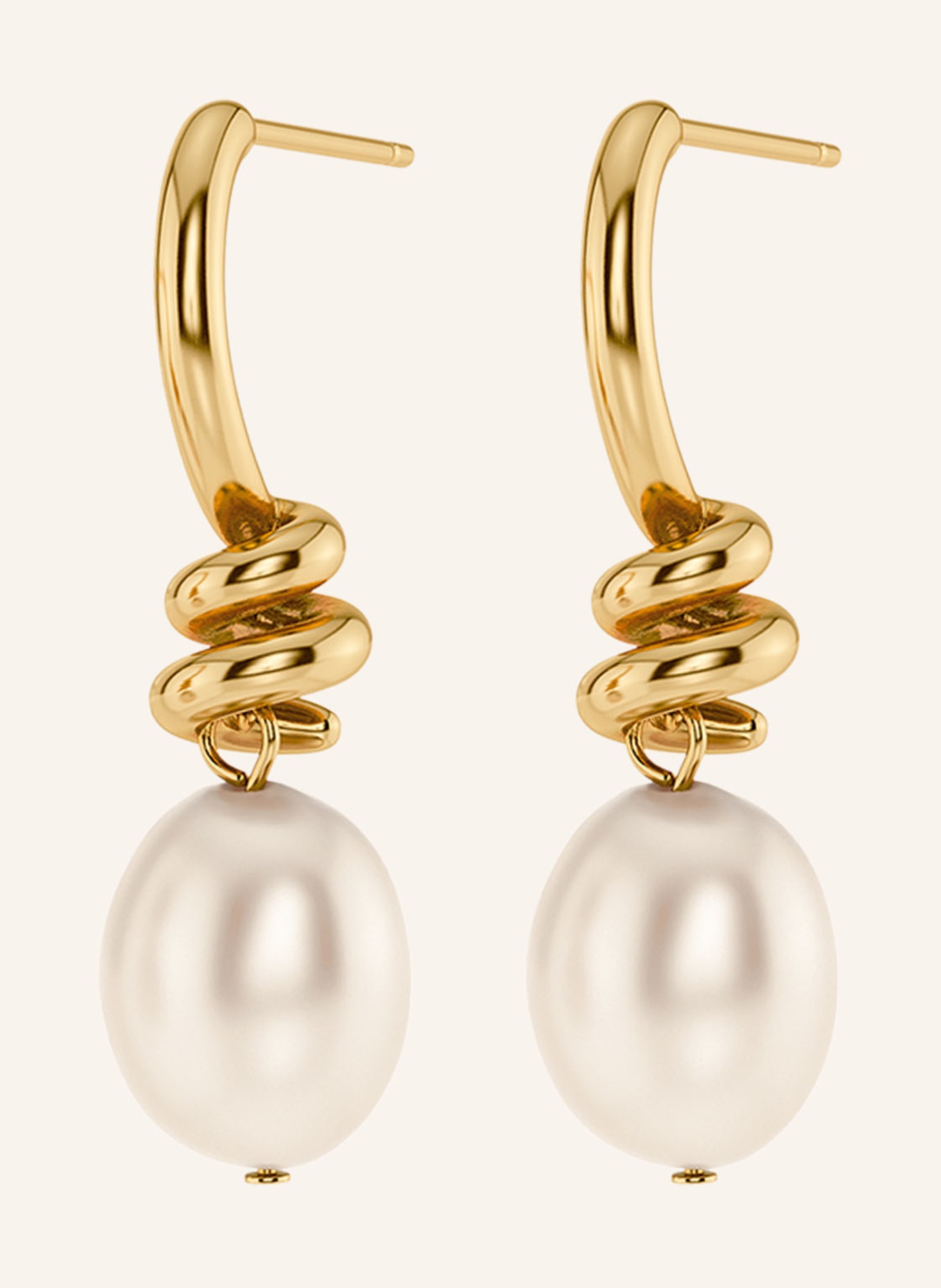 EDBLAD Ohrhänger SWIVEL PEARL S: GOLD