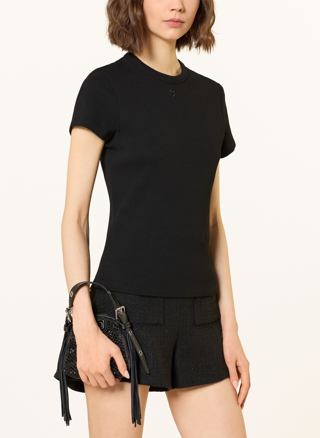 maje T-Shirt: SCHWARZ