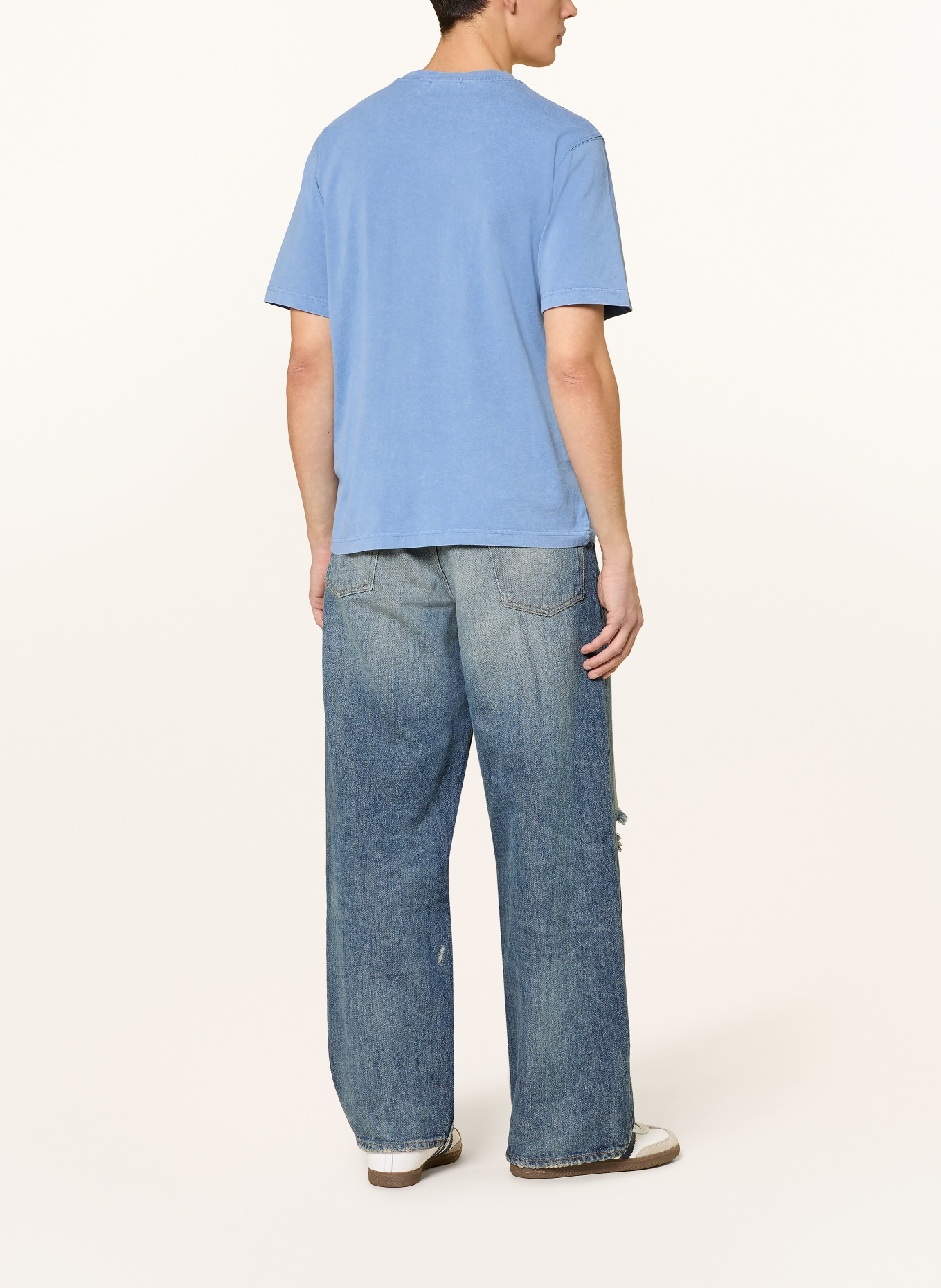 DAILY PAPER T-shirt: BLUE / WHITE