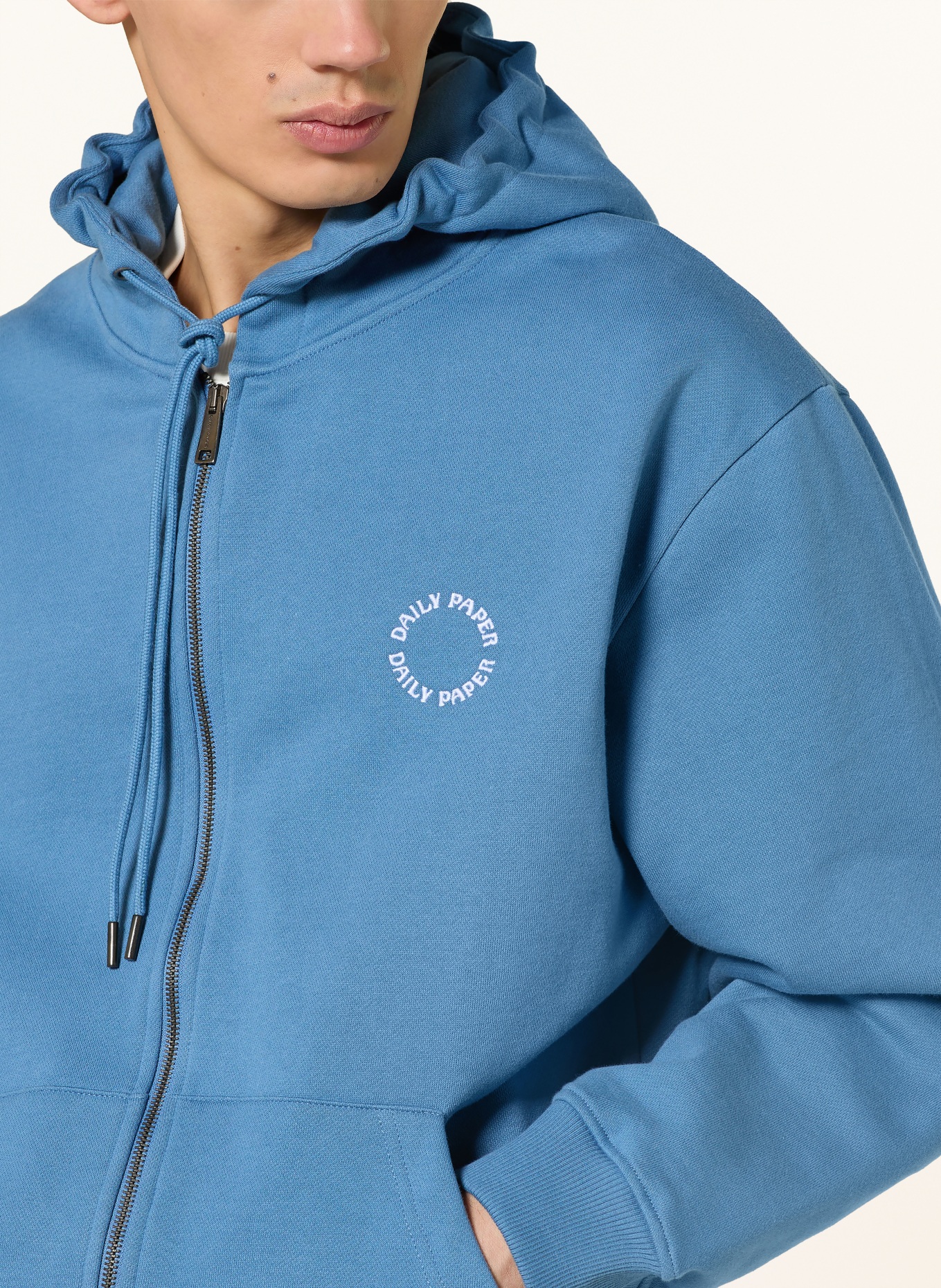 DAILY PAPER Veste sweat ORBIT: BLEU