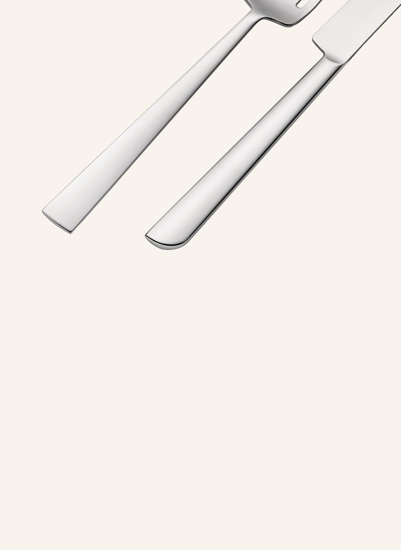 ALESSI 24-częściowy zestaw sztućców ASTA: SREBRNY