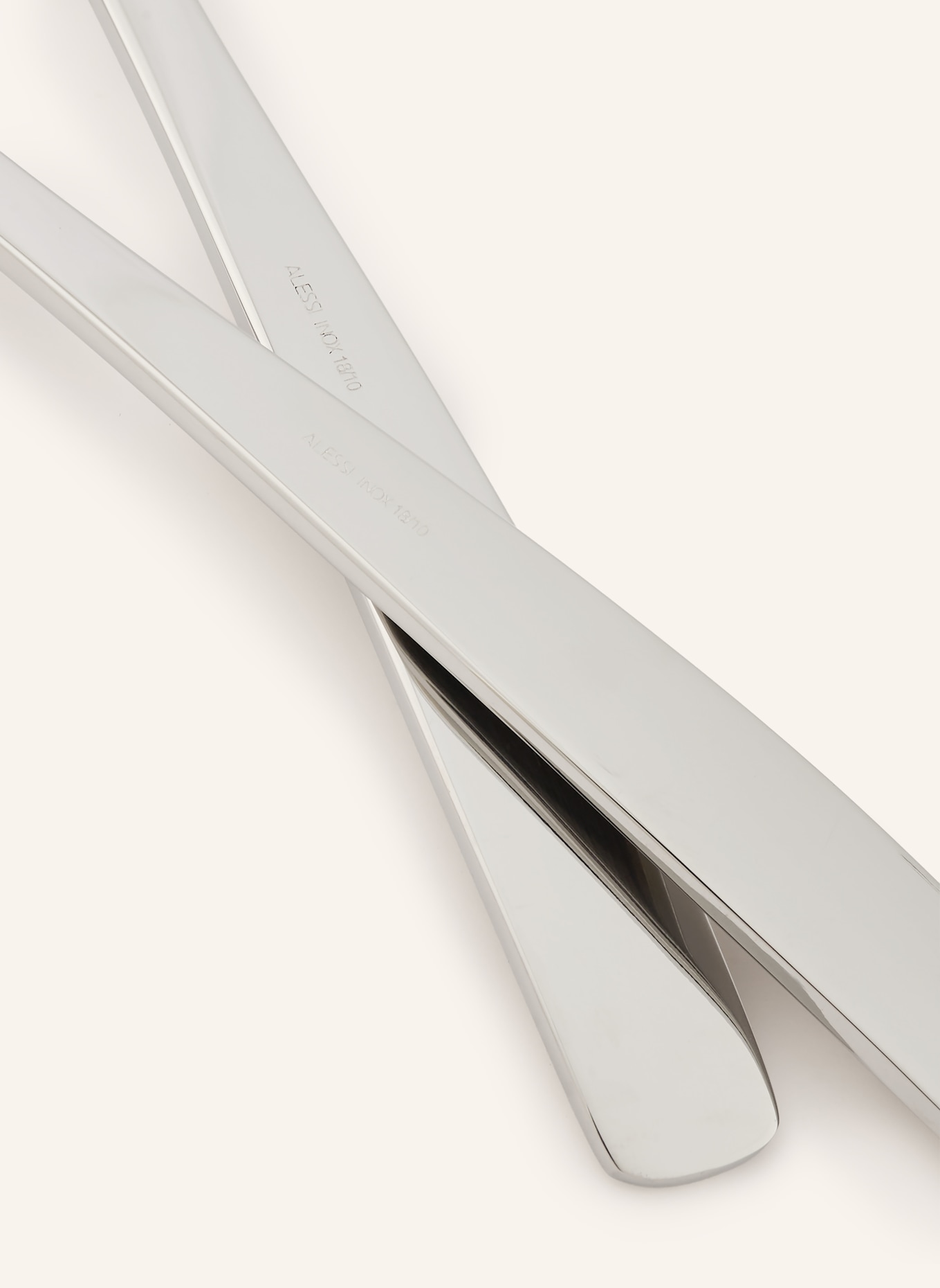 ALESSI Salatbesteck KNIFEFORKSPOON: SILBER