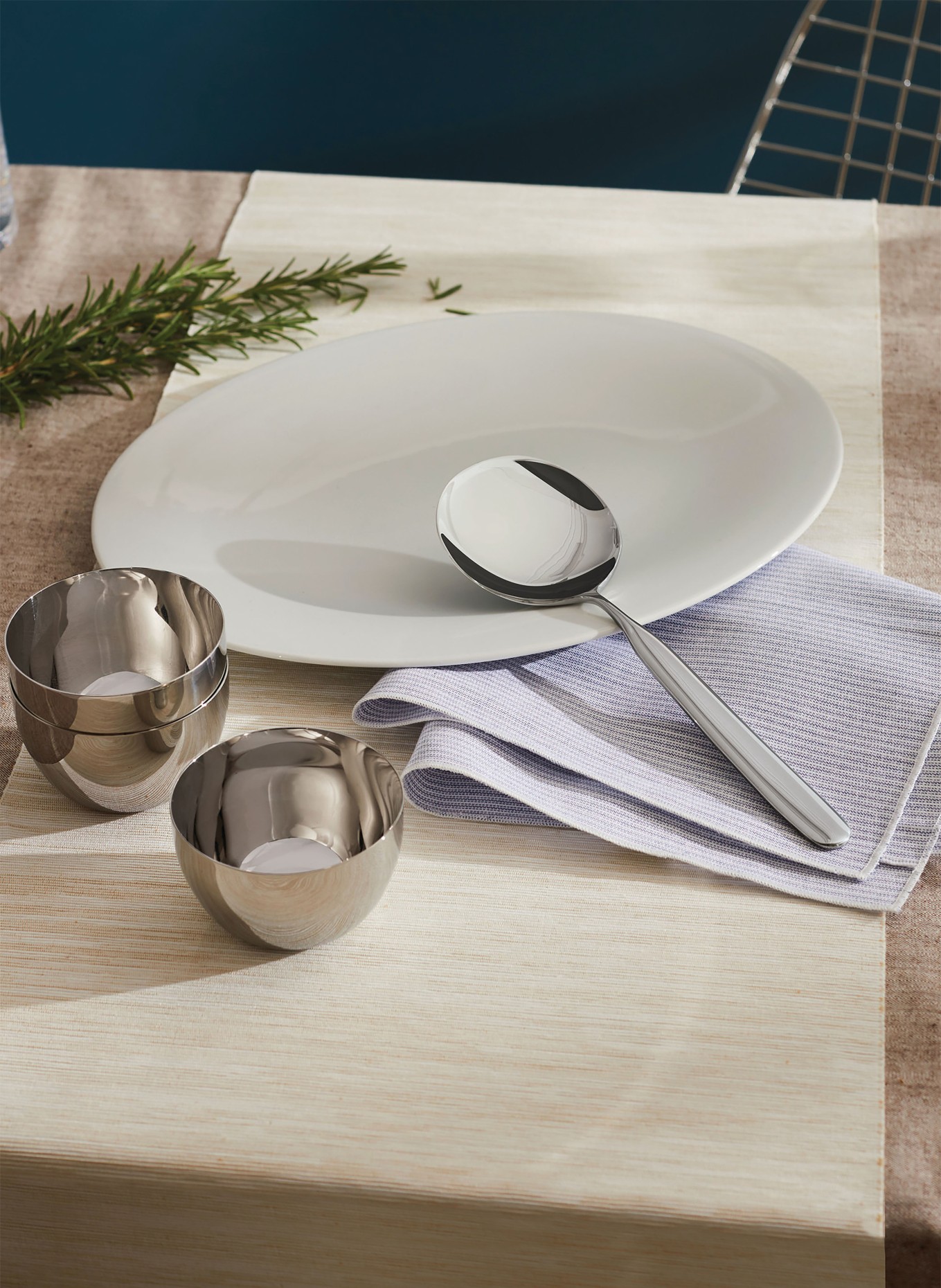 ALESSI Servierlöffel: SILBER