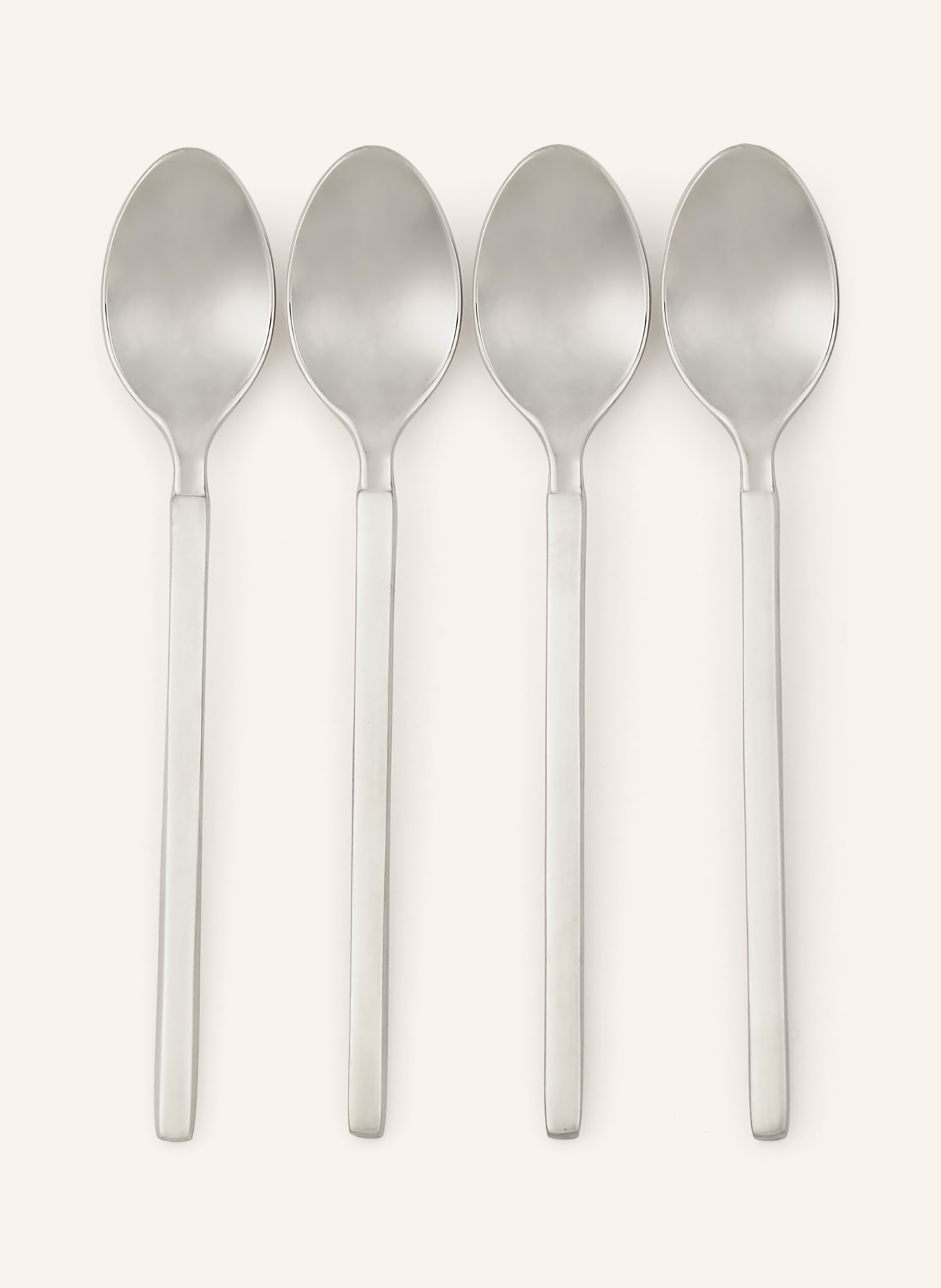 ALESSI 4er-Set Mokkalöffel DRY: SILBER