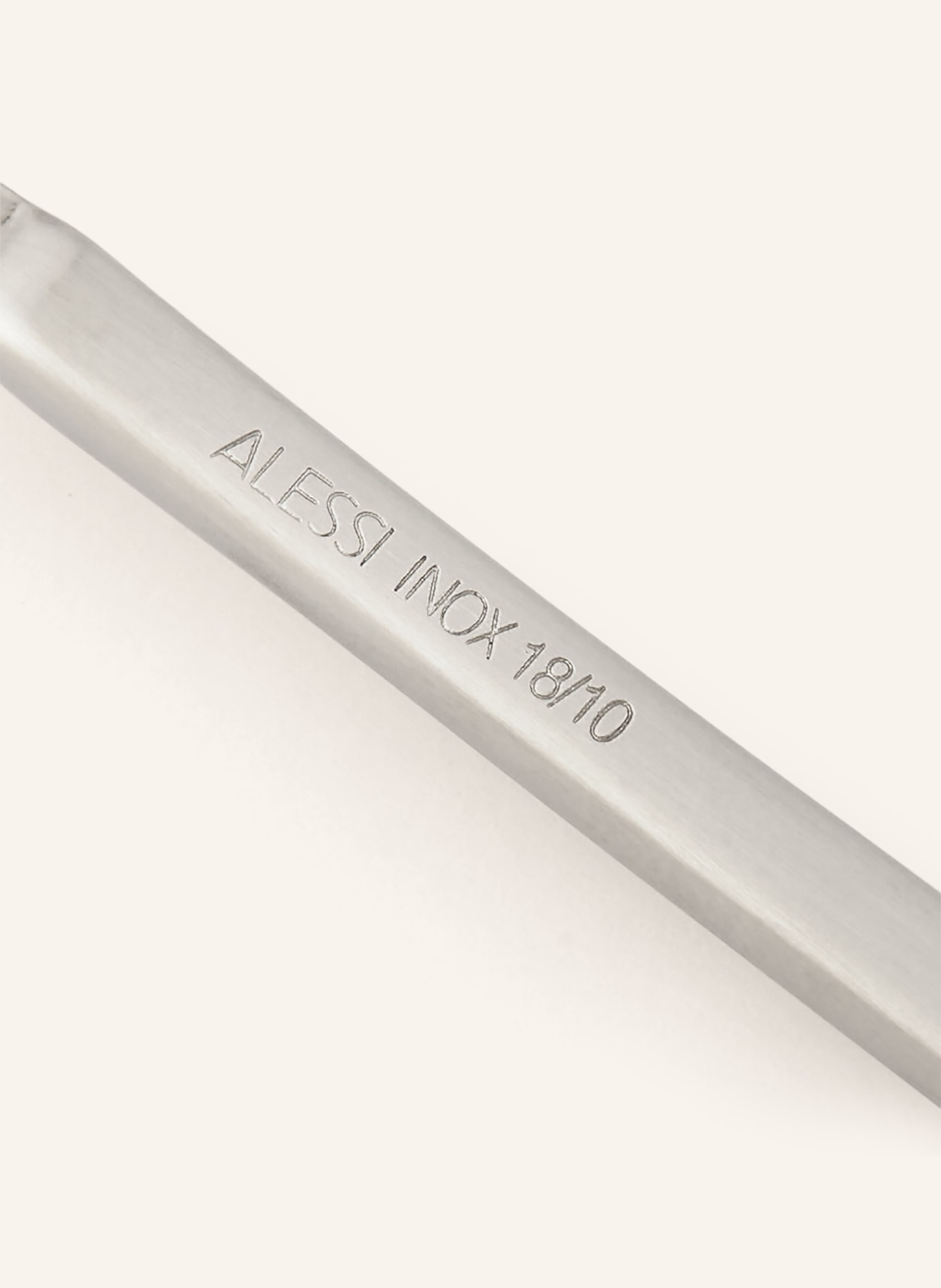 ALESSI 4er-Set Mokkalöffel DRY: SILBER