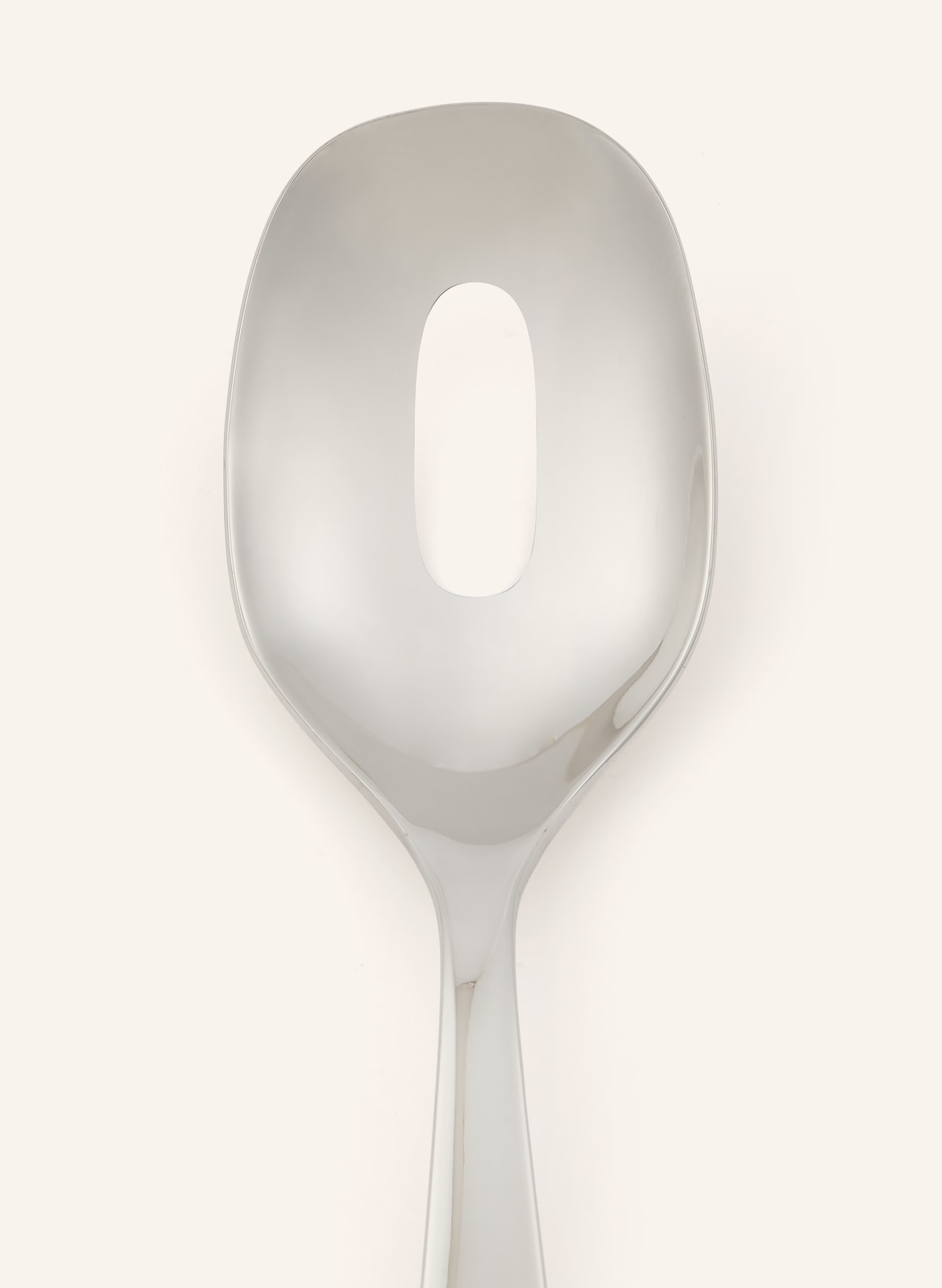 ALESSI ITSUMO salad servers: SILVER