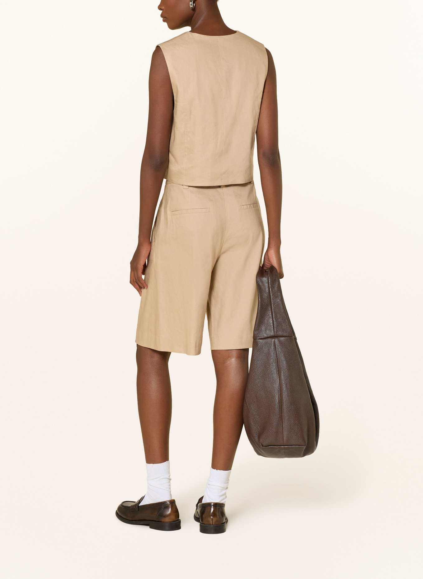Marc O'Polo Bermudas mit Leinen: BEIGE