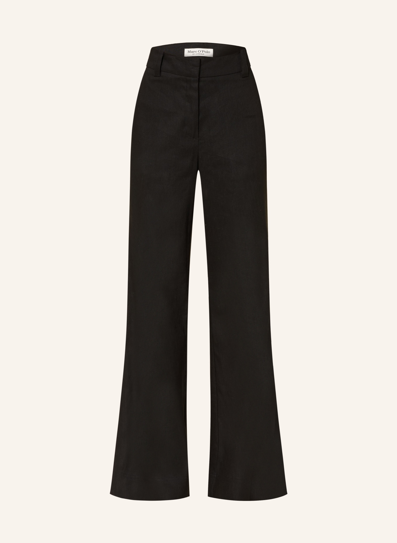 Marc O'Polo Hose mit Leinen: SCHWARZ