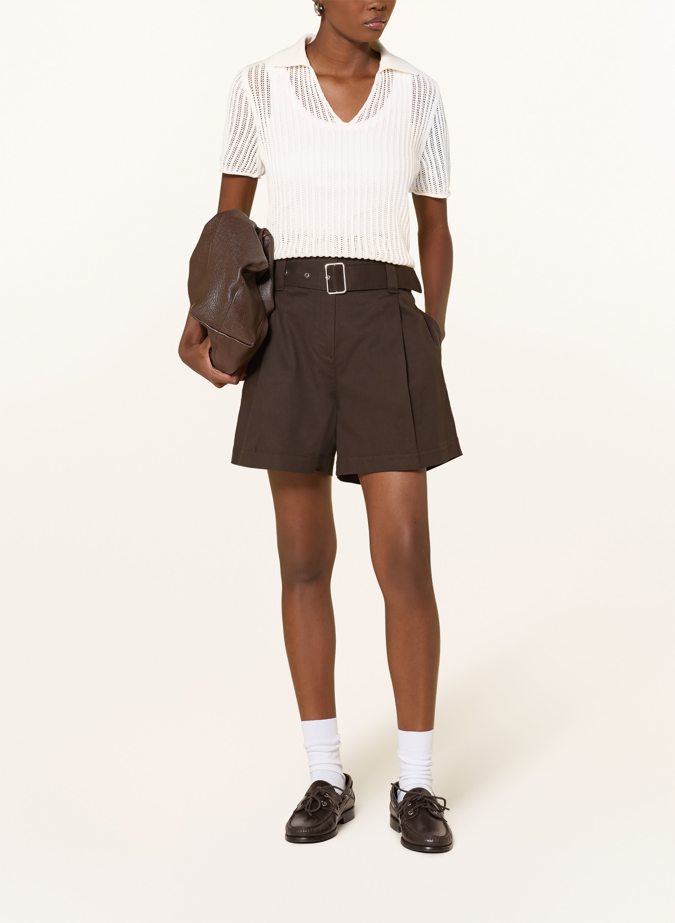 Marc O'Polo Polo en maille: BLANC