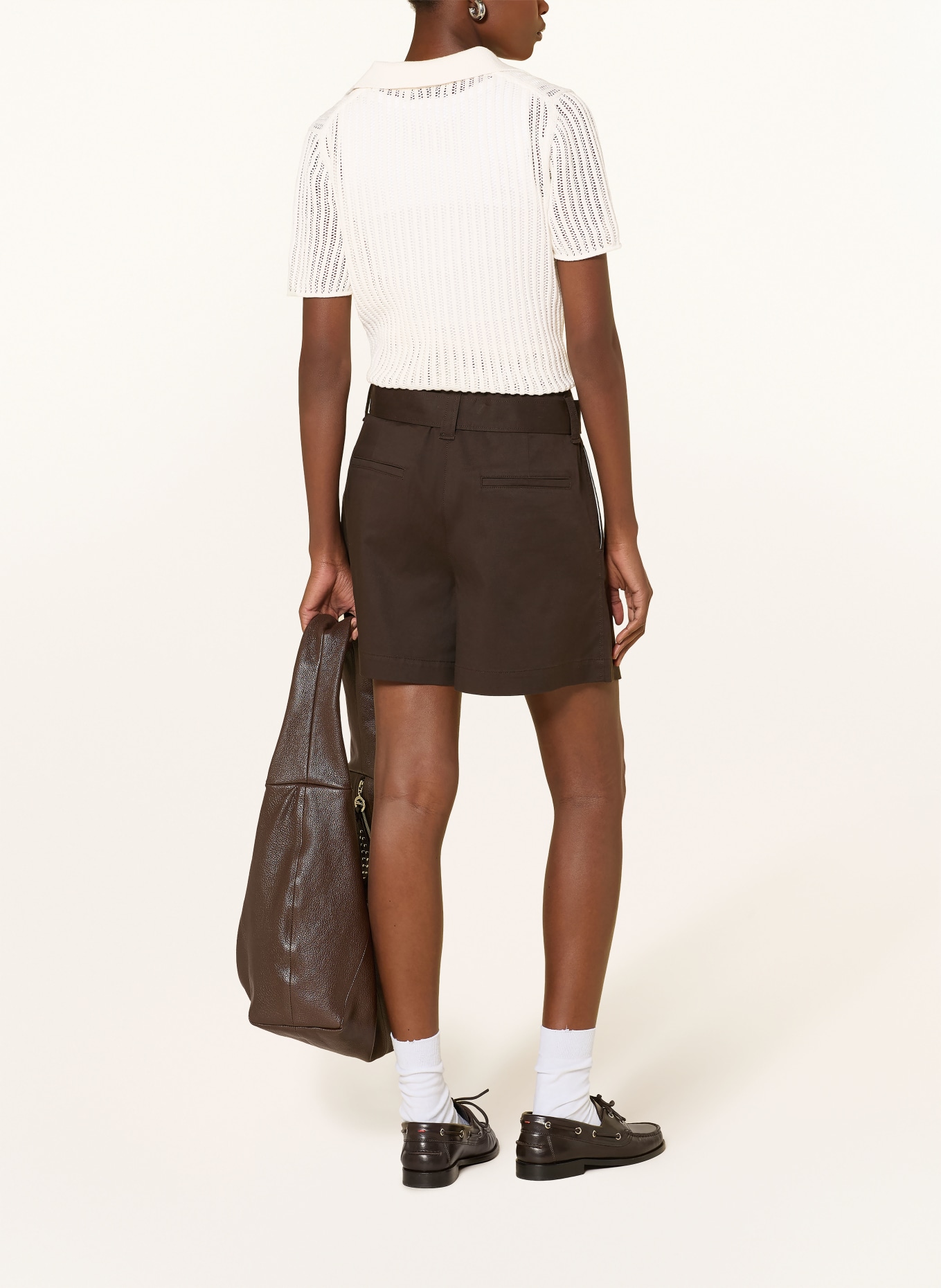 Marc O'Polo Polo en maille: BLANC