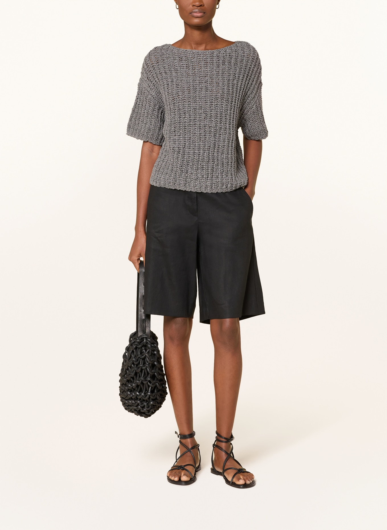 Marc O'Polo pletené tričko: ŠEDÁ