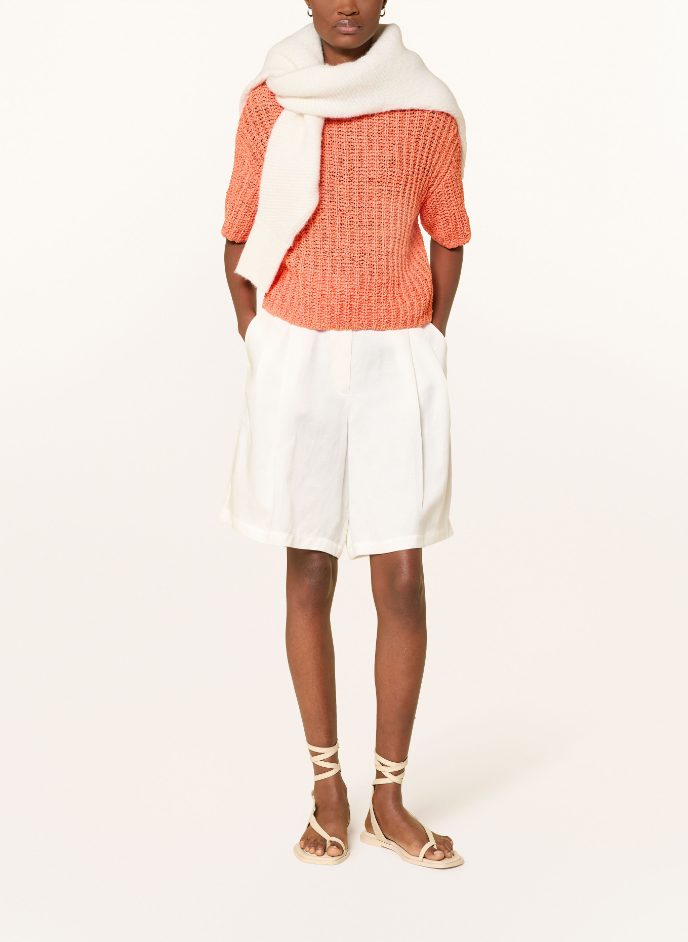 Marc O'Polo pletené tričko: ORANŽOVÁ