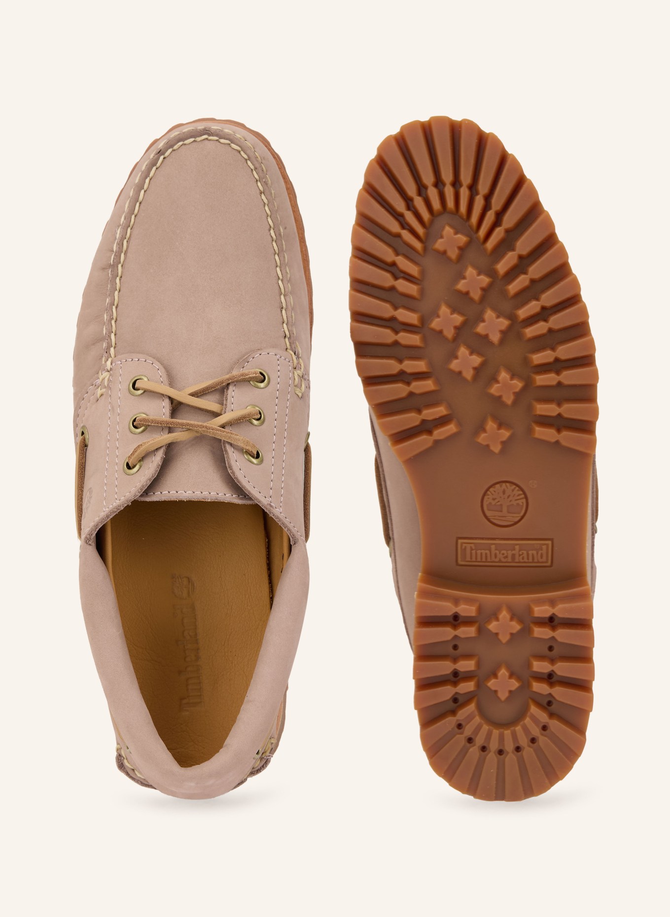 Timberland boat shoes: TAUPE / LIGHT BROWN