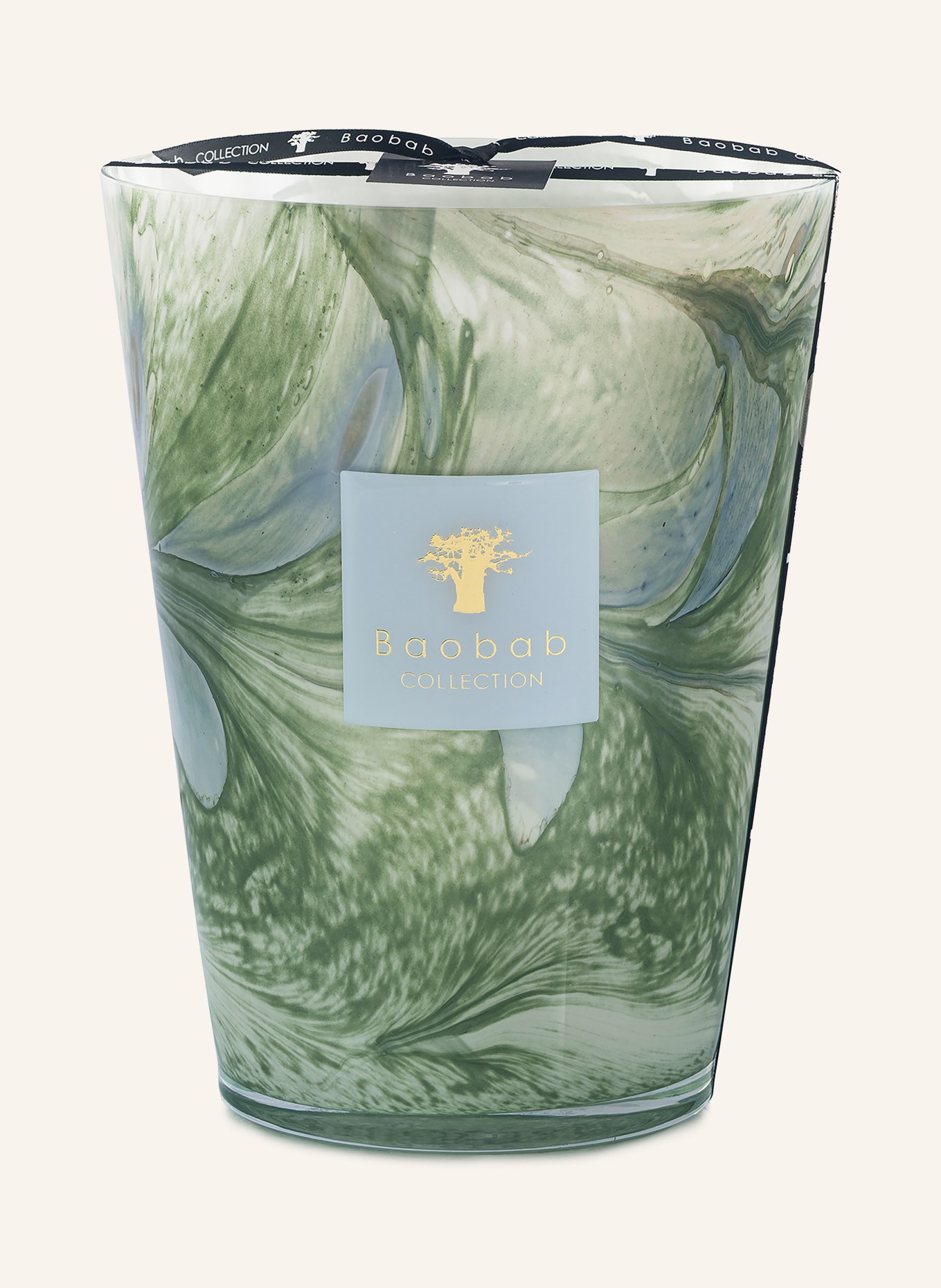Baobab COLLECTION Duftkerze LEAVES MARIUS: HELLGRÜN / GRÜN