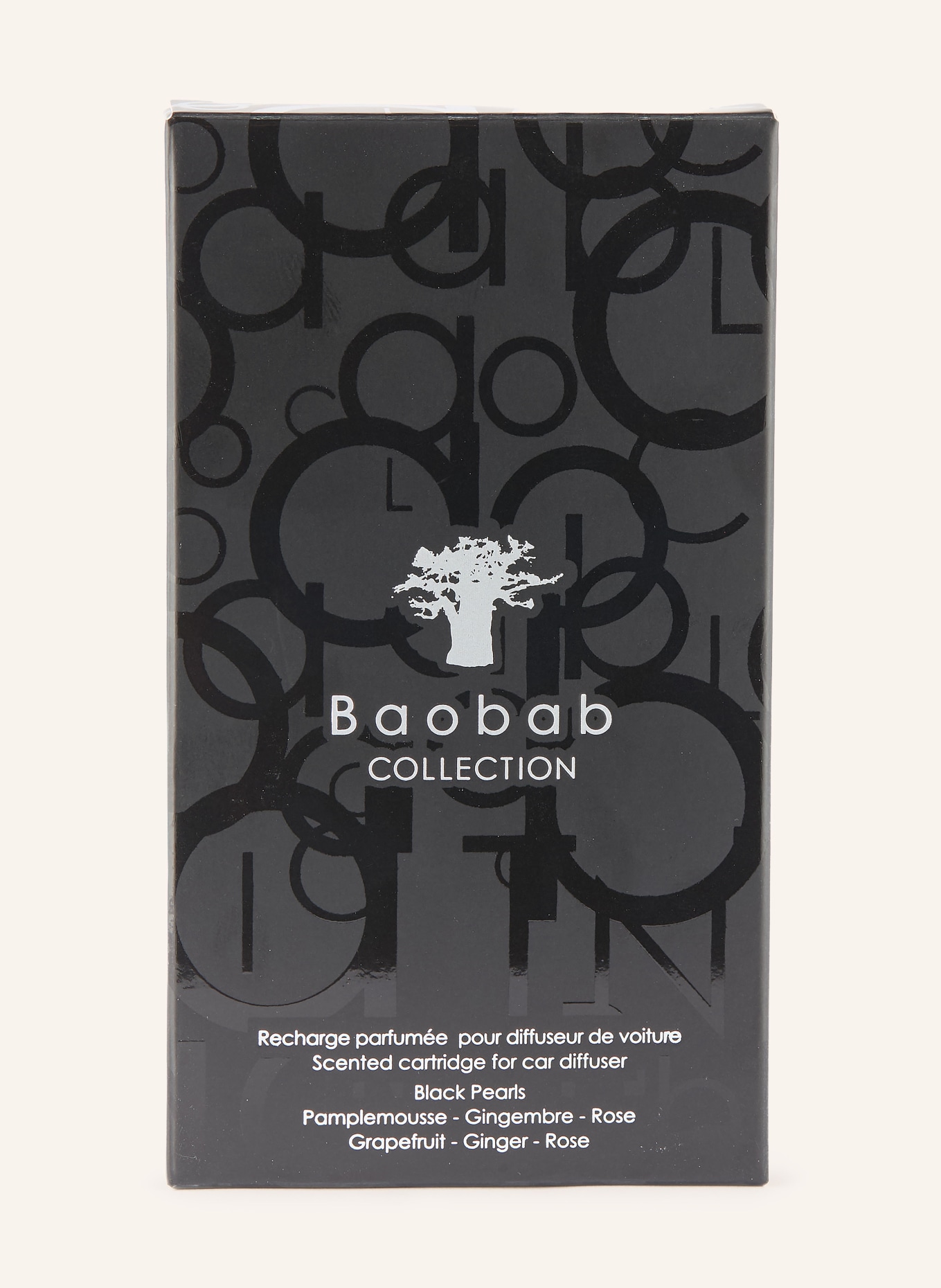 Baobab COLLECTION Nachfüllpackung für Autoduft BLACK PEARLS: SCHWARZ