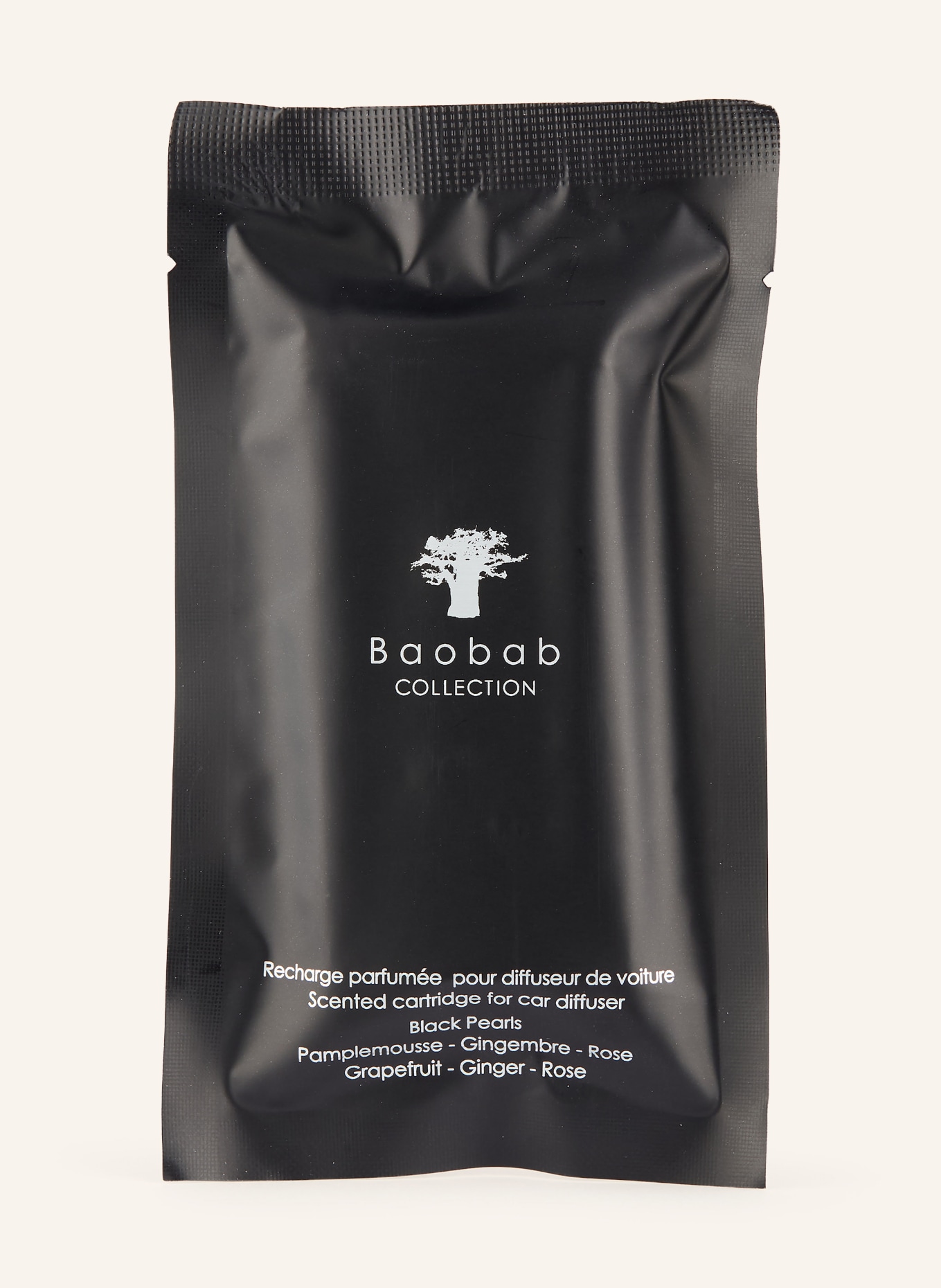 Baobab COLLECTION Nachfüllpackung für Autoduft BLACK PEARLS: SCHWARZ