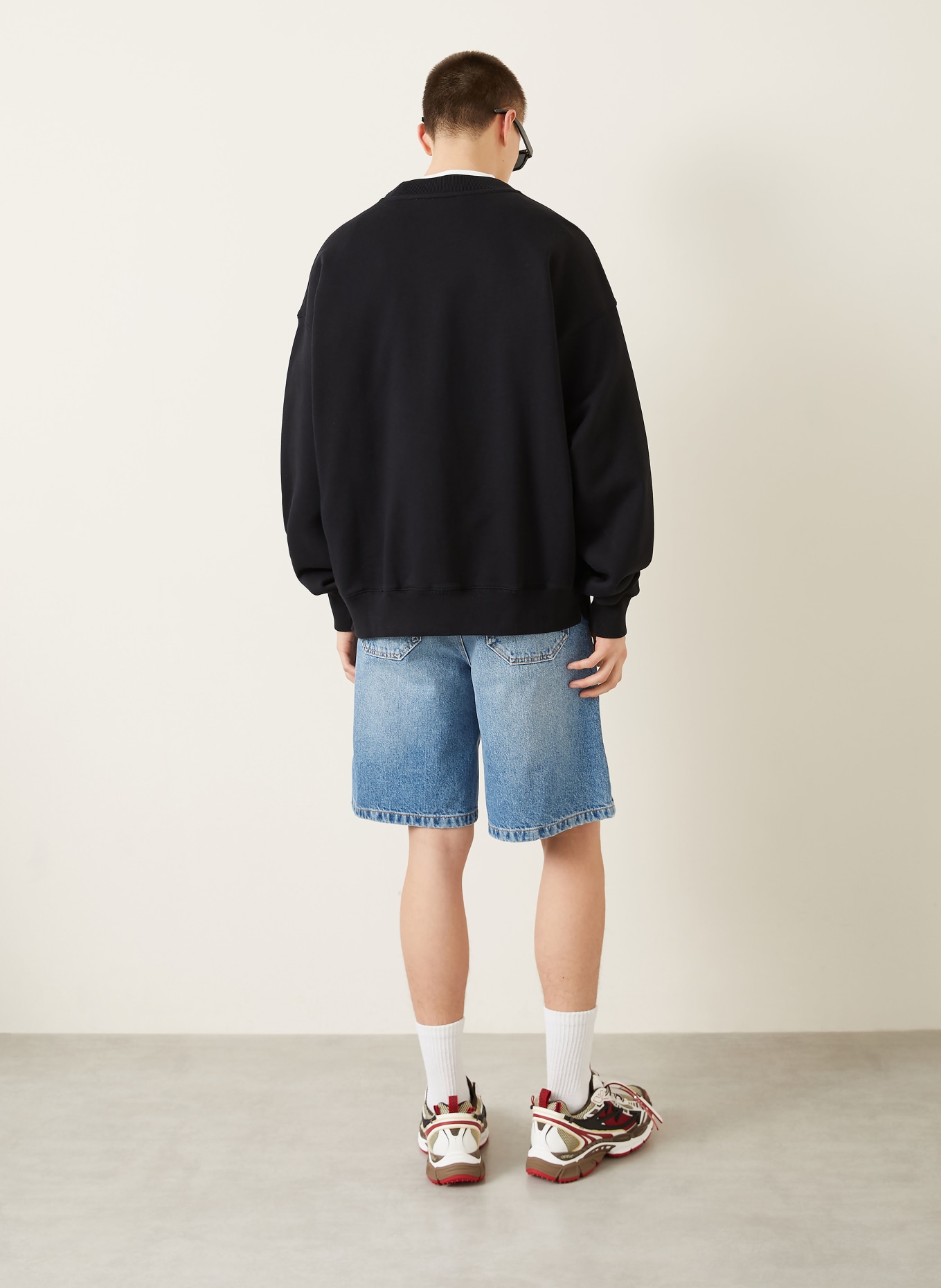 Off-White Jeansshorts: 400 LIGHT MEDIUM BLUE