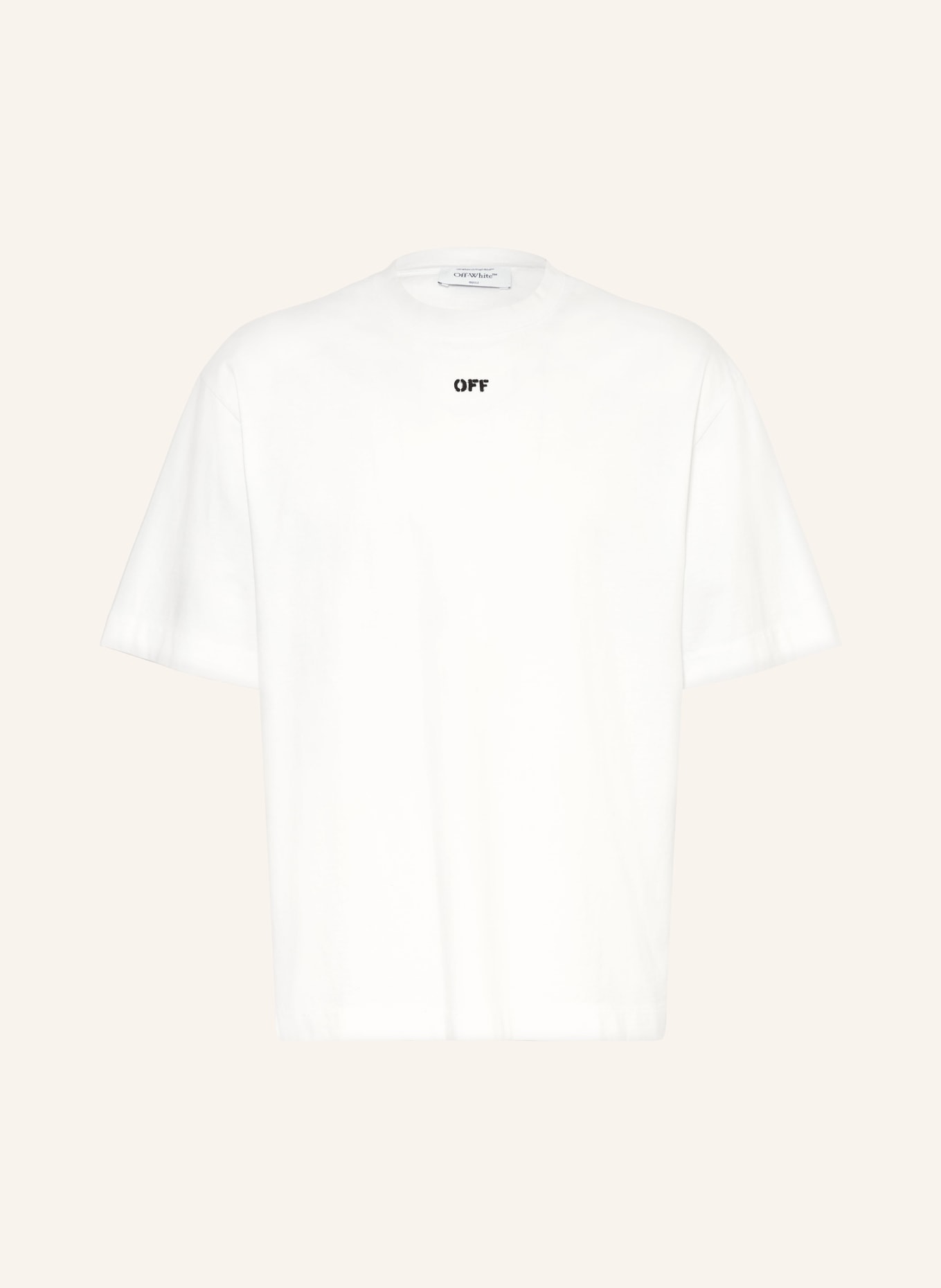 Off-White T-Shirt: WEISS