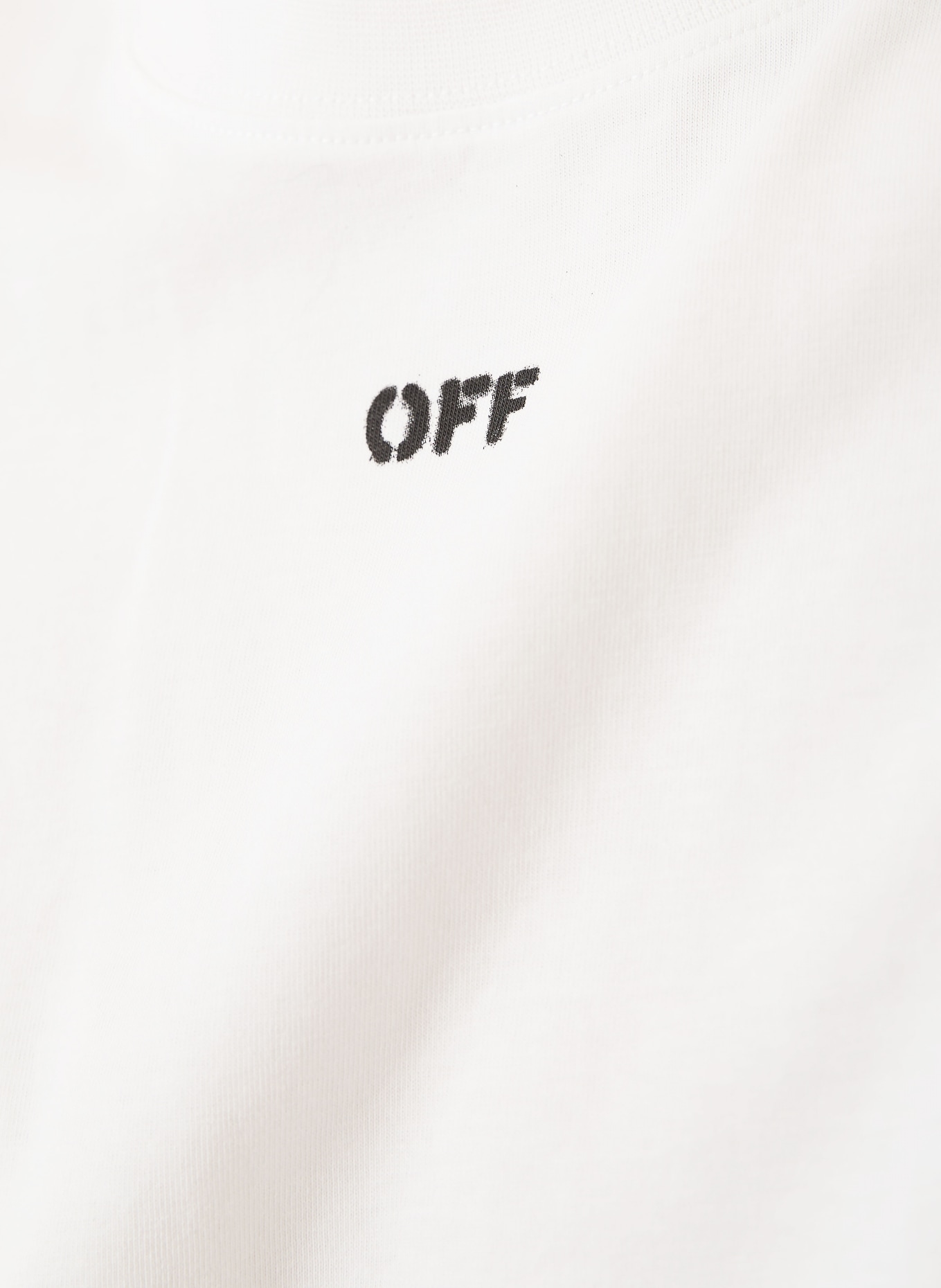 Off-White T-Shirt: WEISS