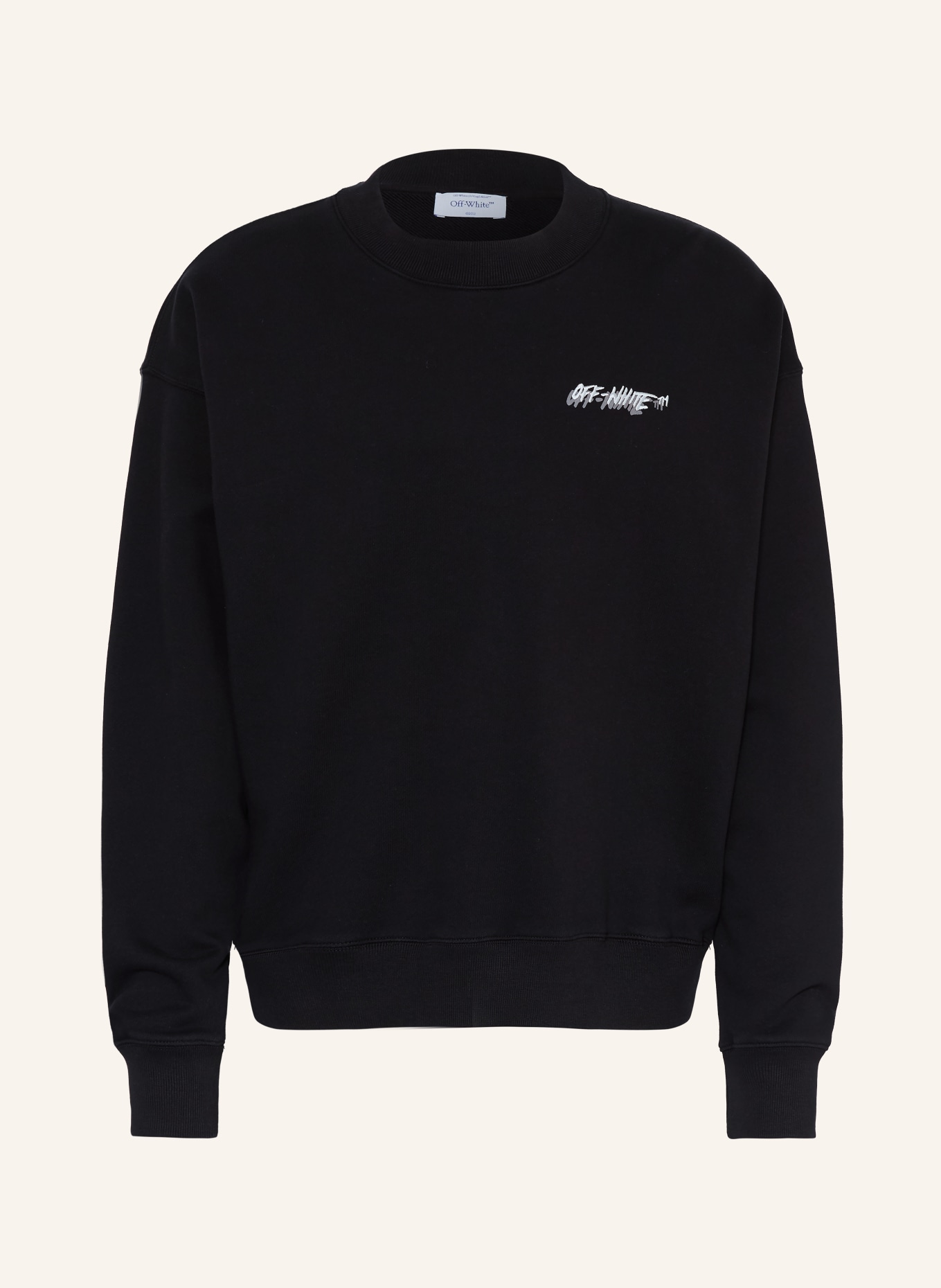 Off-White Sweatshirt: SCHWARZ