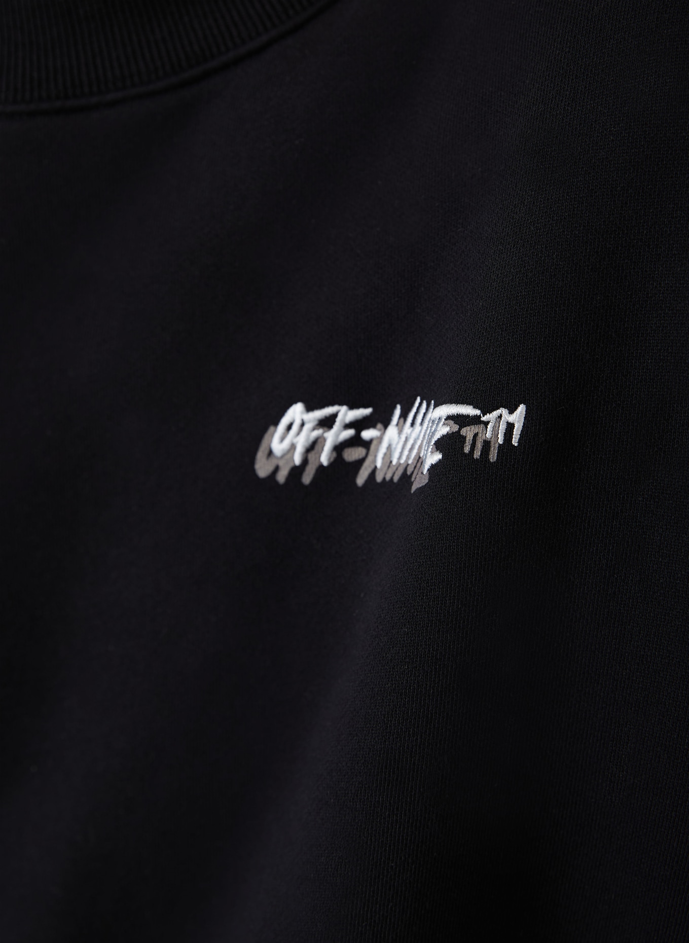 Off-White Sweatshirt: SCHWARZ