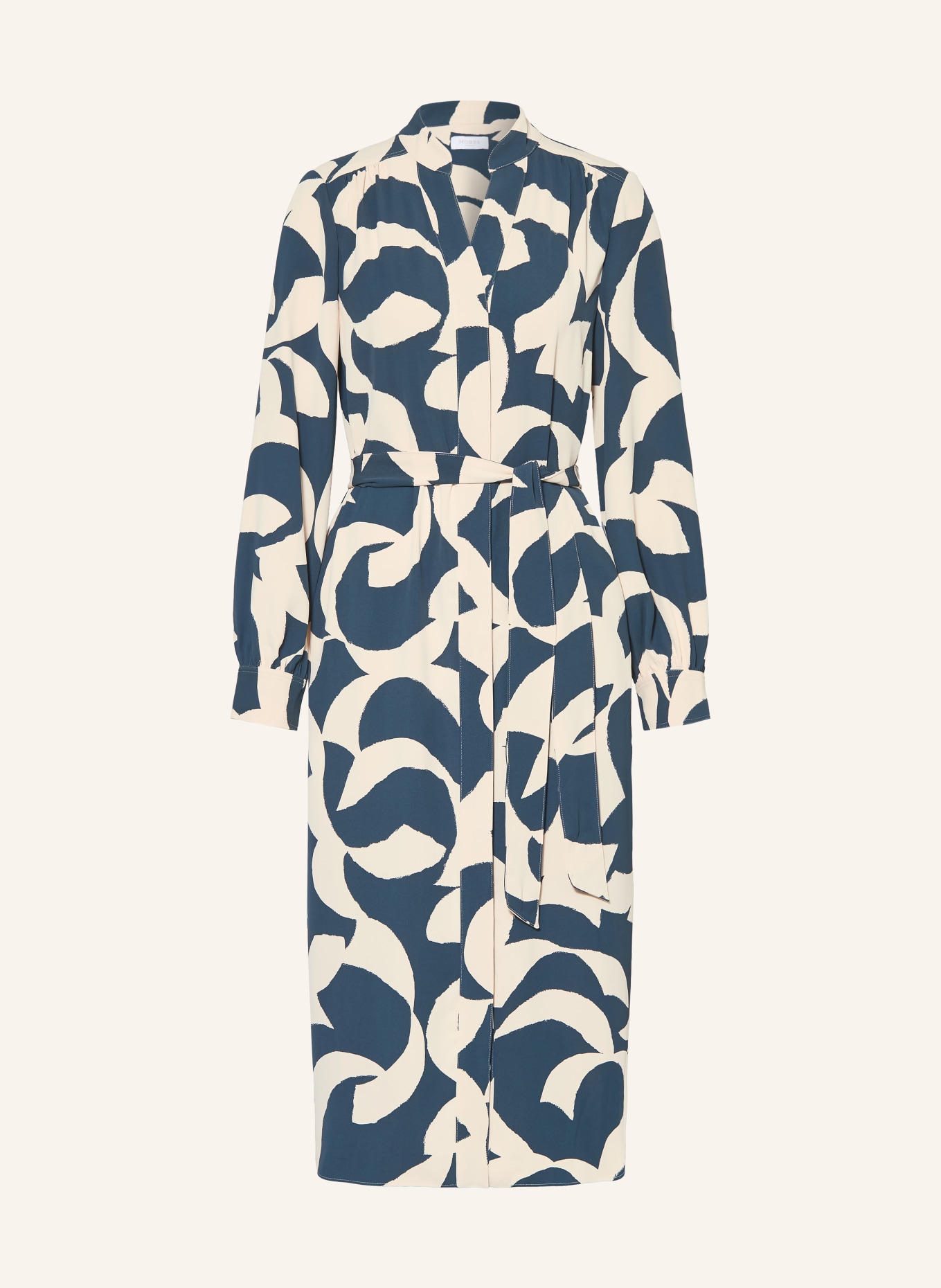 HOBBS Kleid ALISA: BLAU / BEIGE