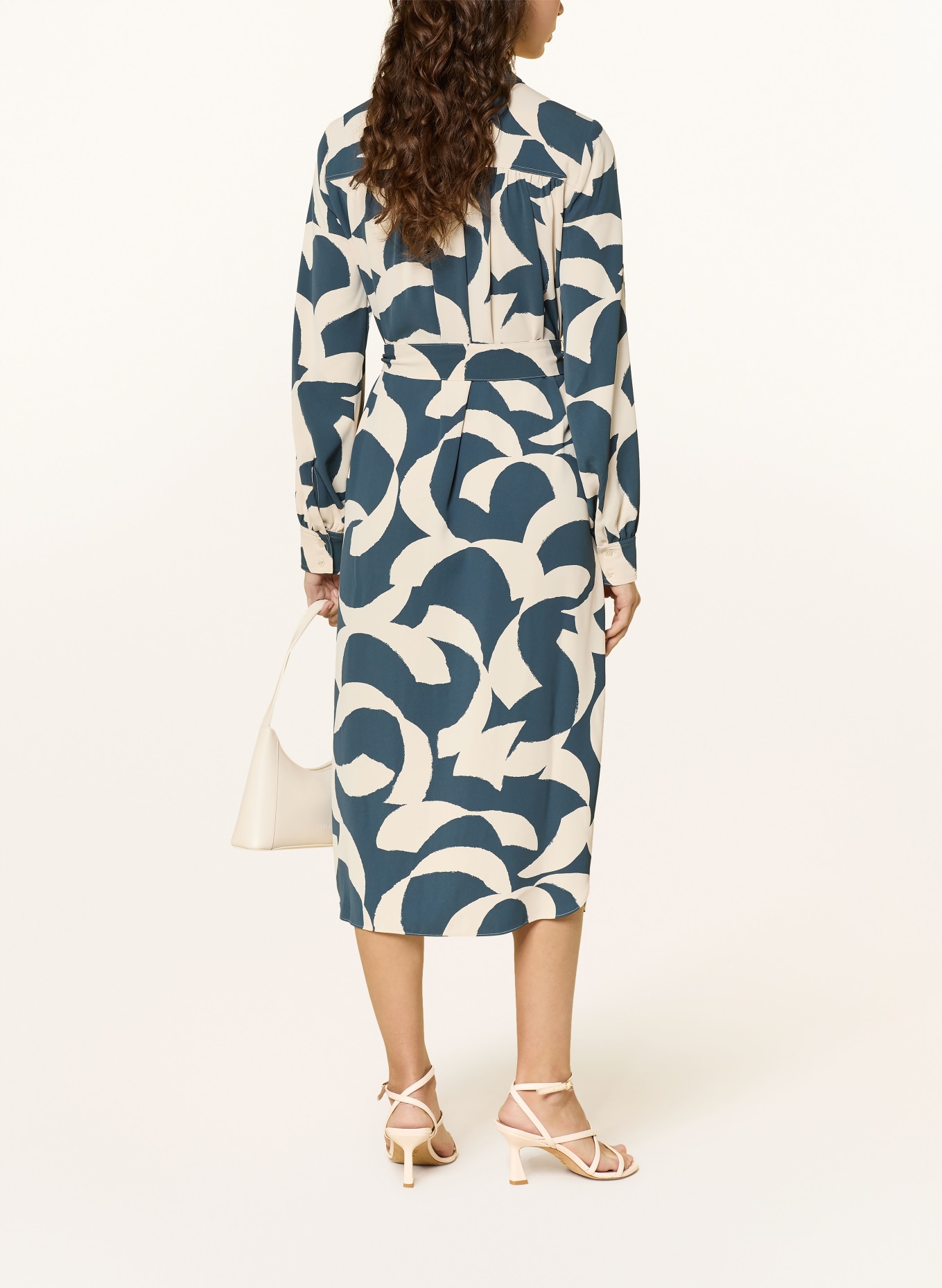 HOBBS Kleid ALISA: BLAU / BEIGE