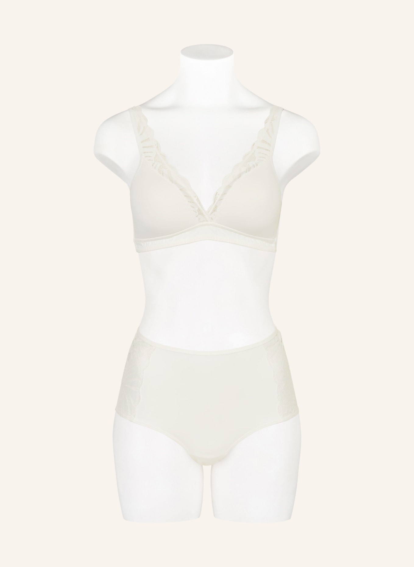 FALKE DELICATE TOUCH waist briefs: ECRU