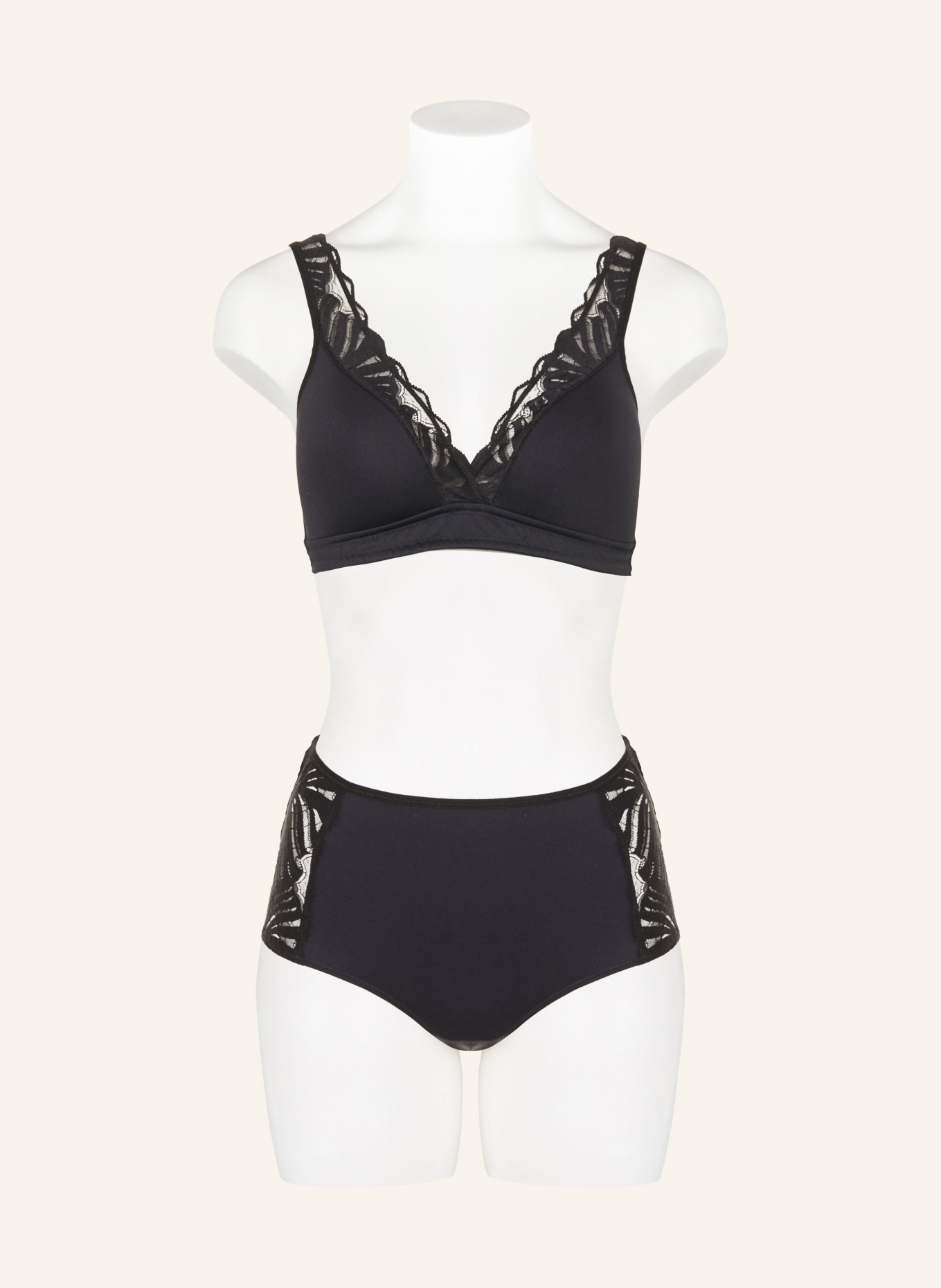 FALKE Triangel-BH DELICATE TOUCH: SCHWARZ