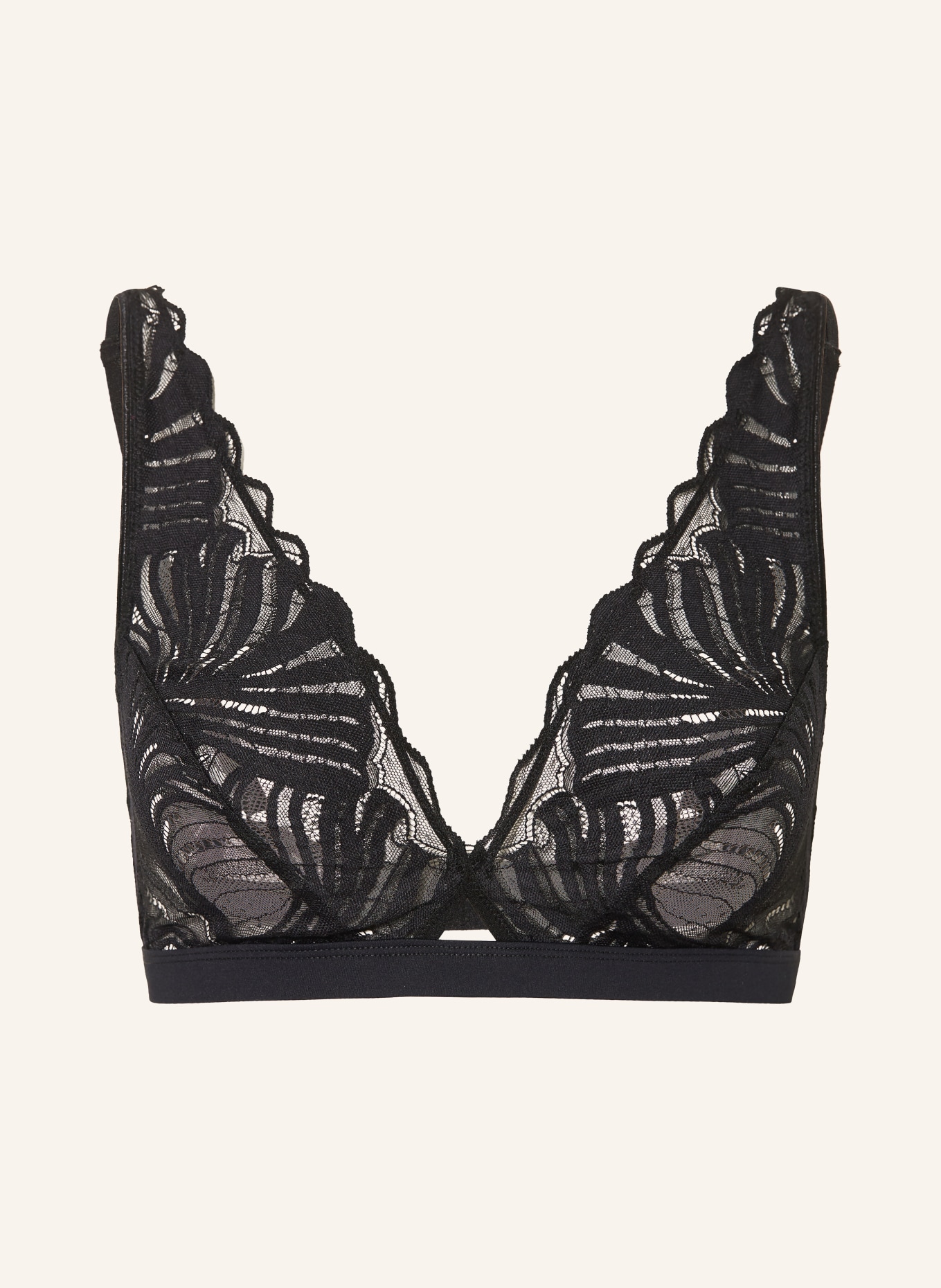 FALKE Triangel-BH DELICATE TOUCH: SCHWARZ